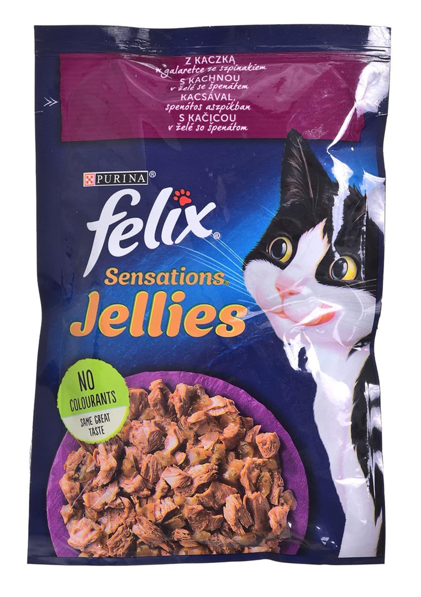 

Felix Sensations Kaczka w galaretce ze szpinakiem saszetka 85g