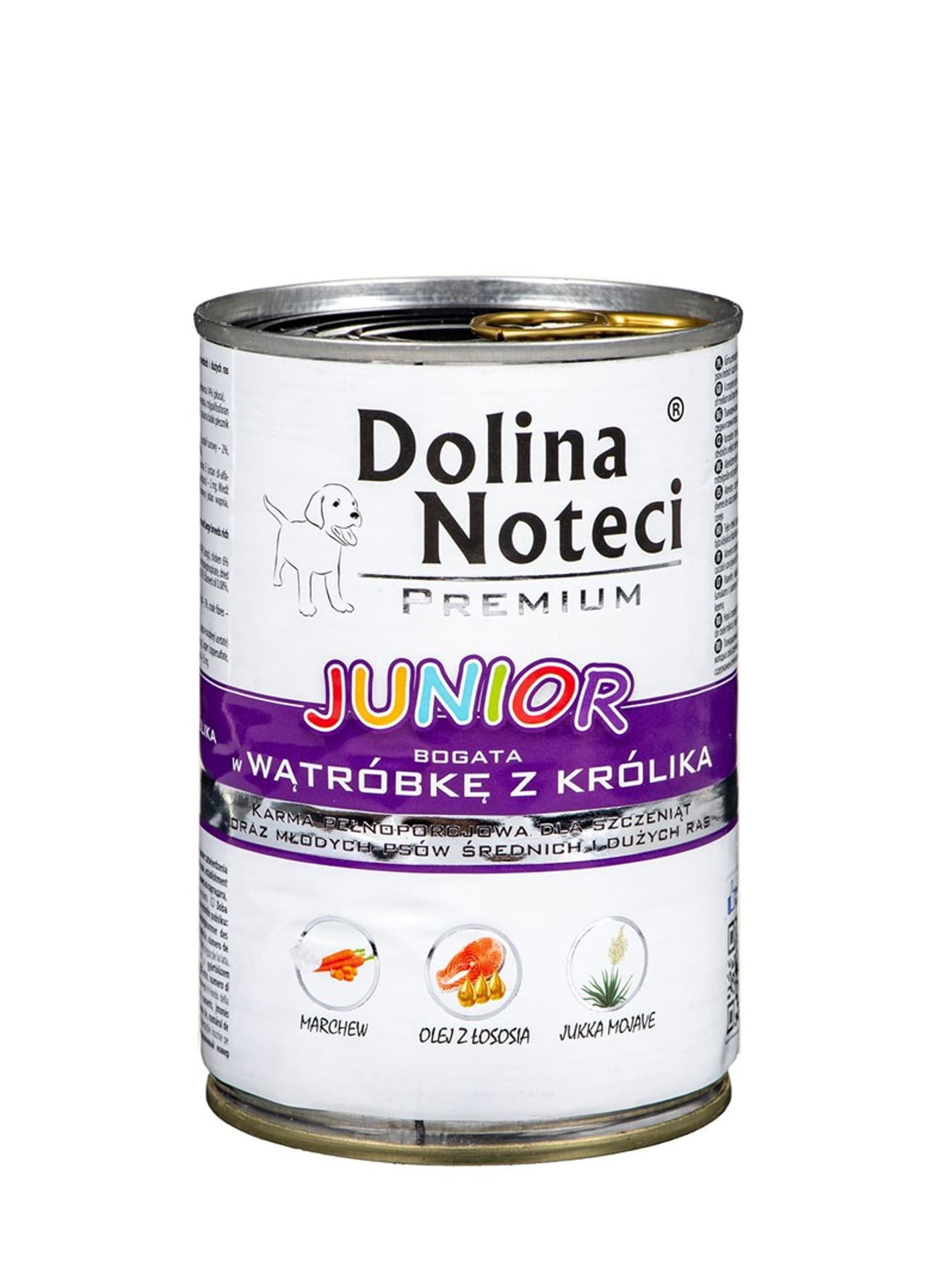 

DOLINA NOTECI JUNIOR WĄTRÓBKA Z KRÓLikA 400g