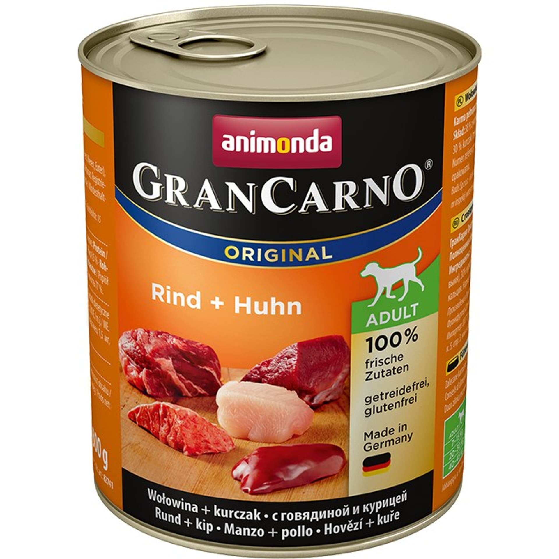 

ANIMONDA GranCarno Orginal Adult puszki wołowina kurczak 800 g