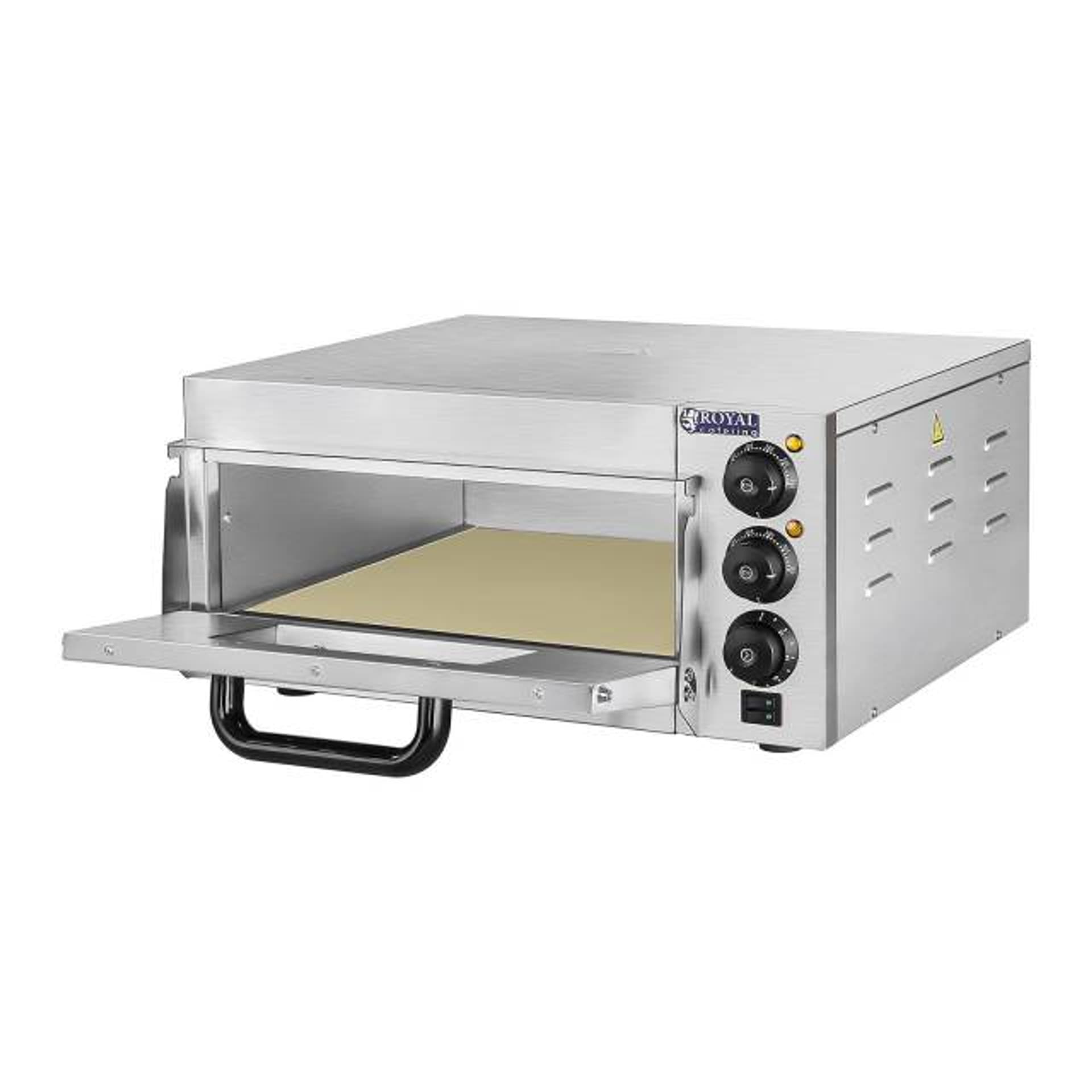 

Piec do pizzy 1x40cm jednokomorowy 2000W 230V Timer 120min Royal Catering