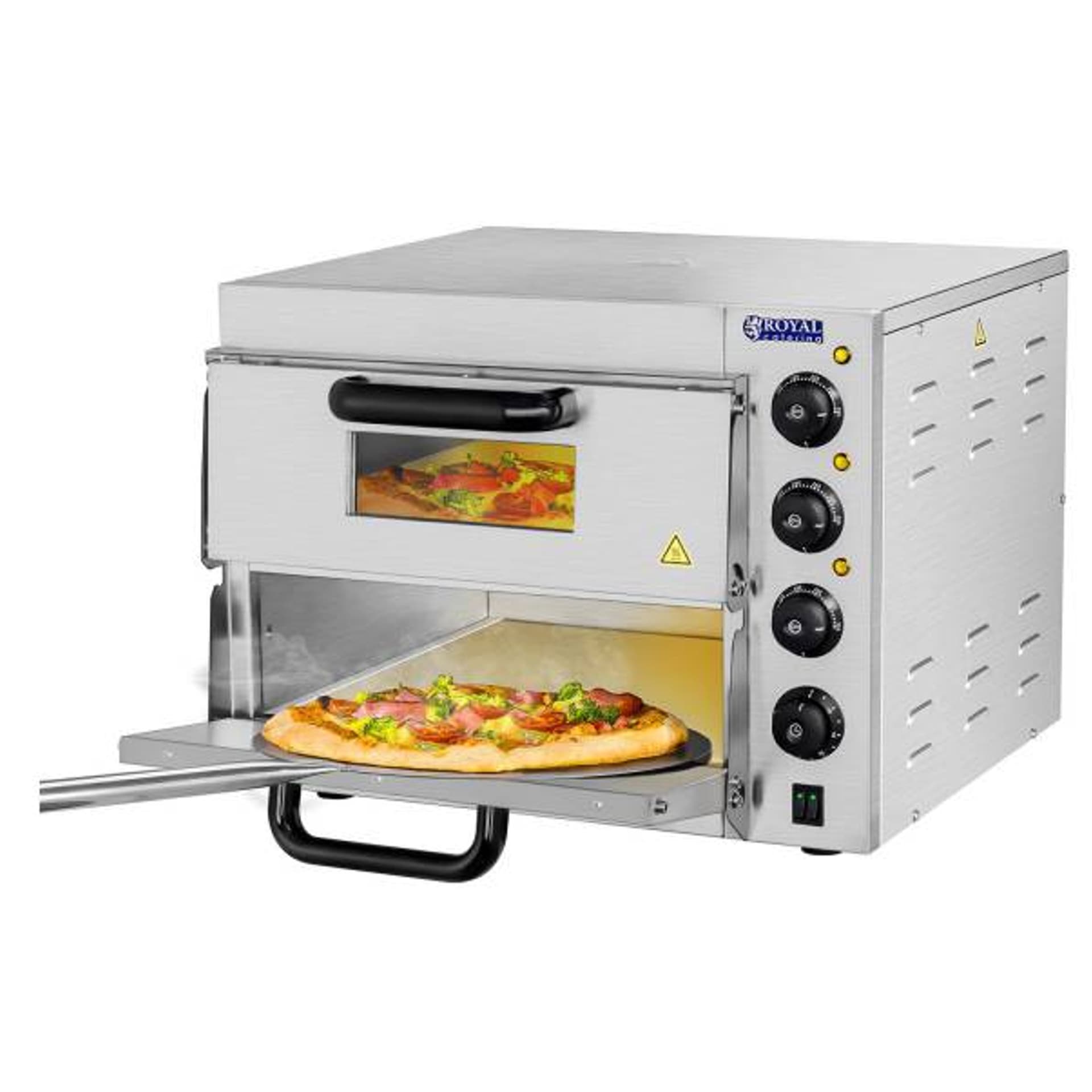 

Profesjonalny piec do pizzy podwójny 2 x 40cm 3000W 230V Royal Catering