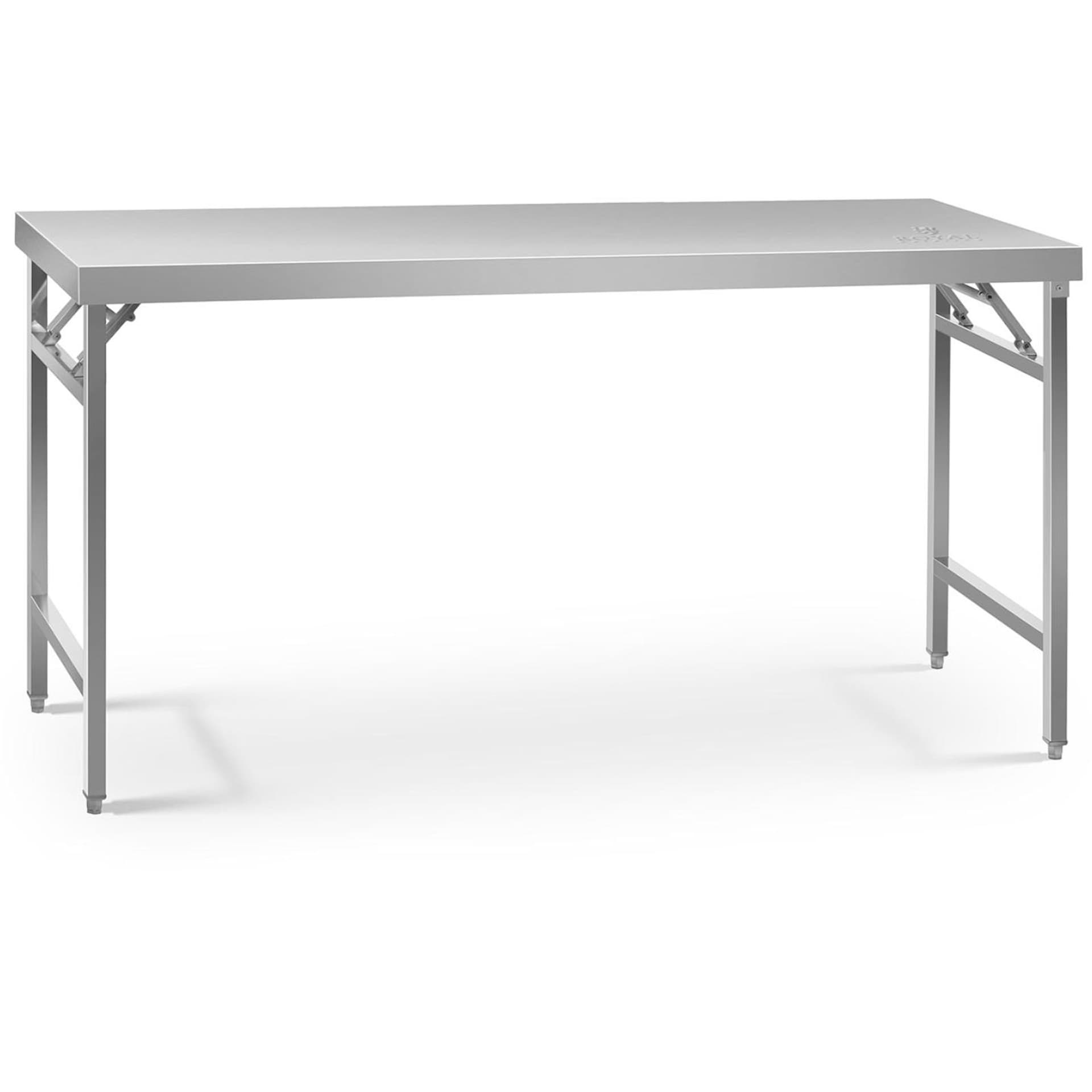 

Stół ze stali nierdzewnej cateringowy składany 180 x 60 cm
