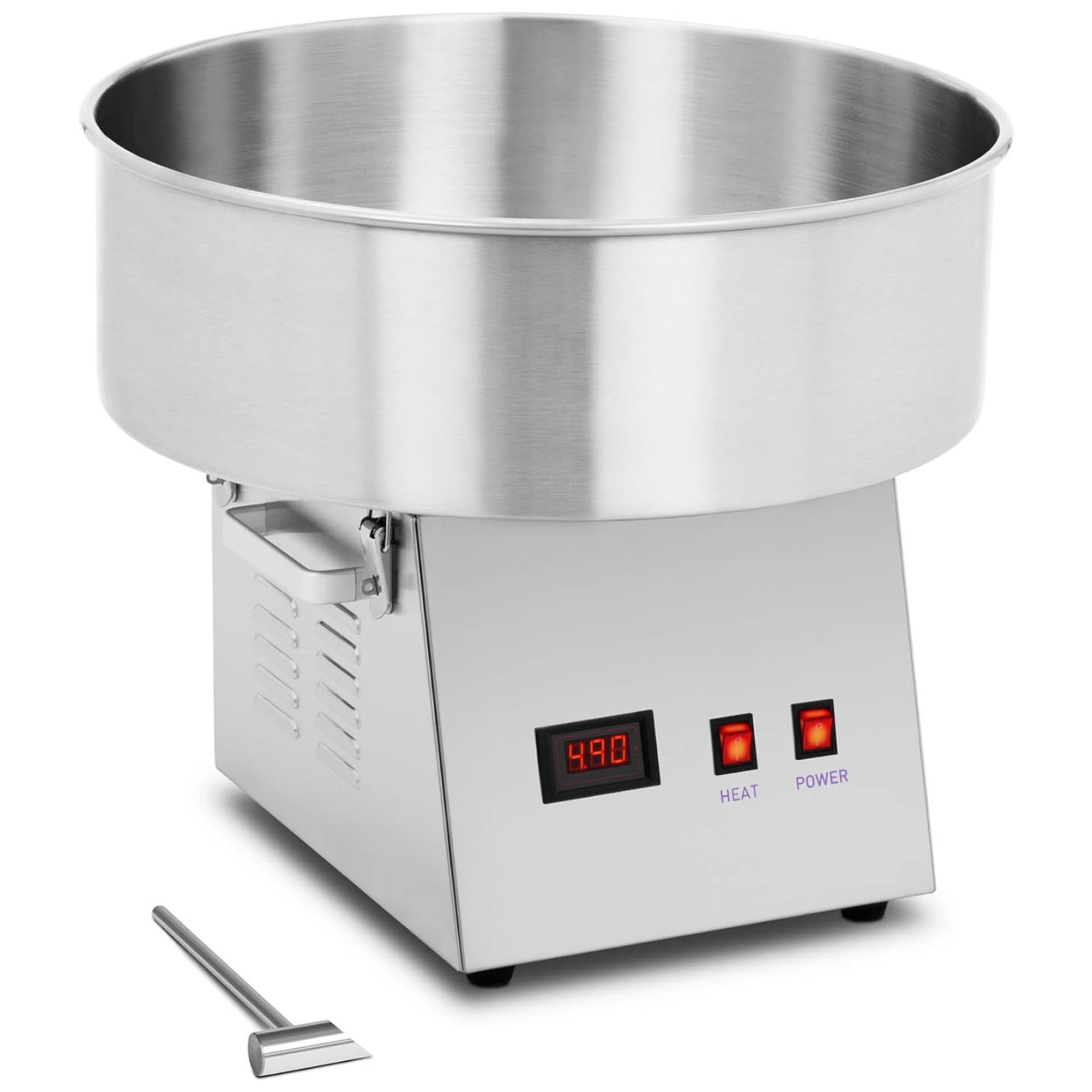 

Maszyna do waty cukrowej elektryczna stalowa 52 cm 1080 W