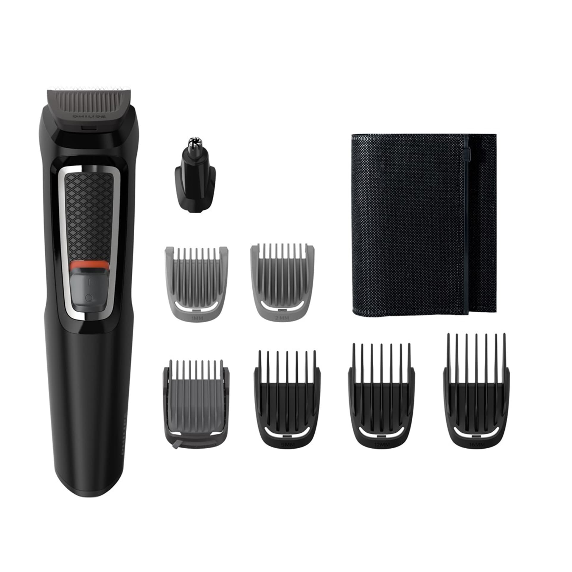

Philips 8 w 1 trymer do twarzy i włosów MG3730/15 bezprzewodowy, czarny