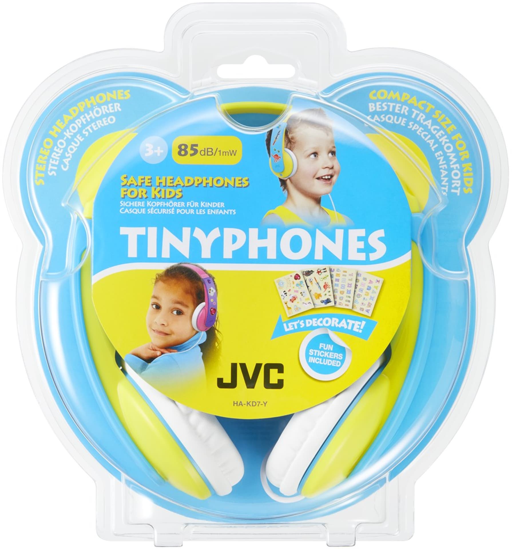 

Słuchawki JVC HAK-D7YNE (nauszne, yellow/light blue)