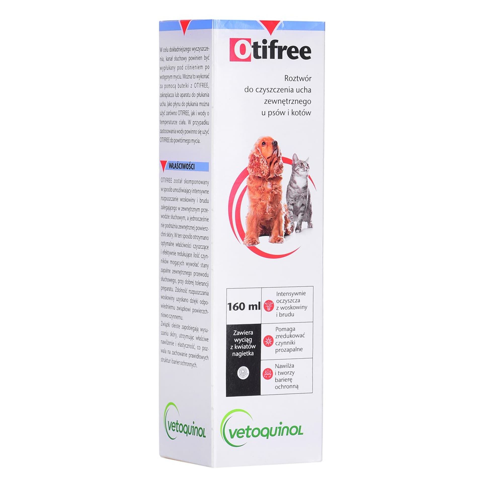 

Vetoquinol Otifree do czyszczenia uszu 160ml