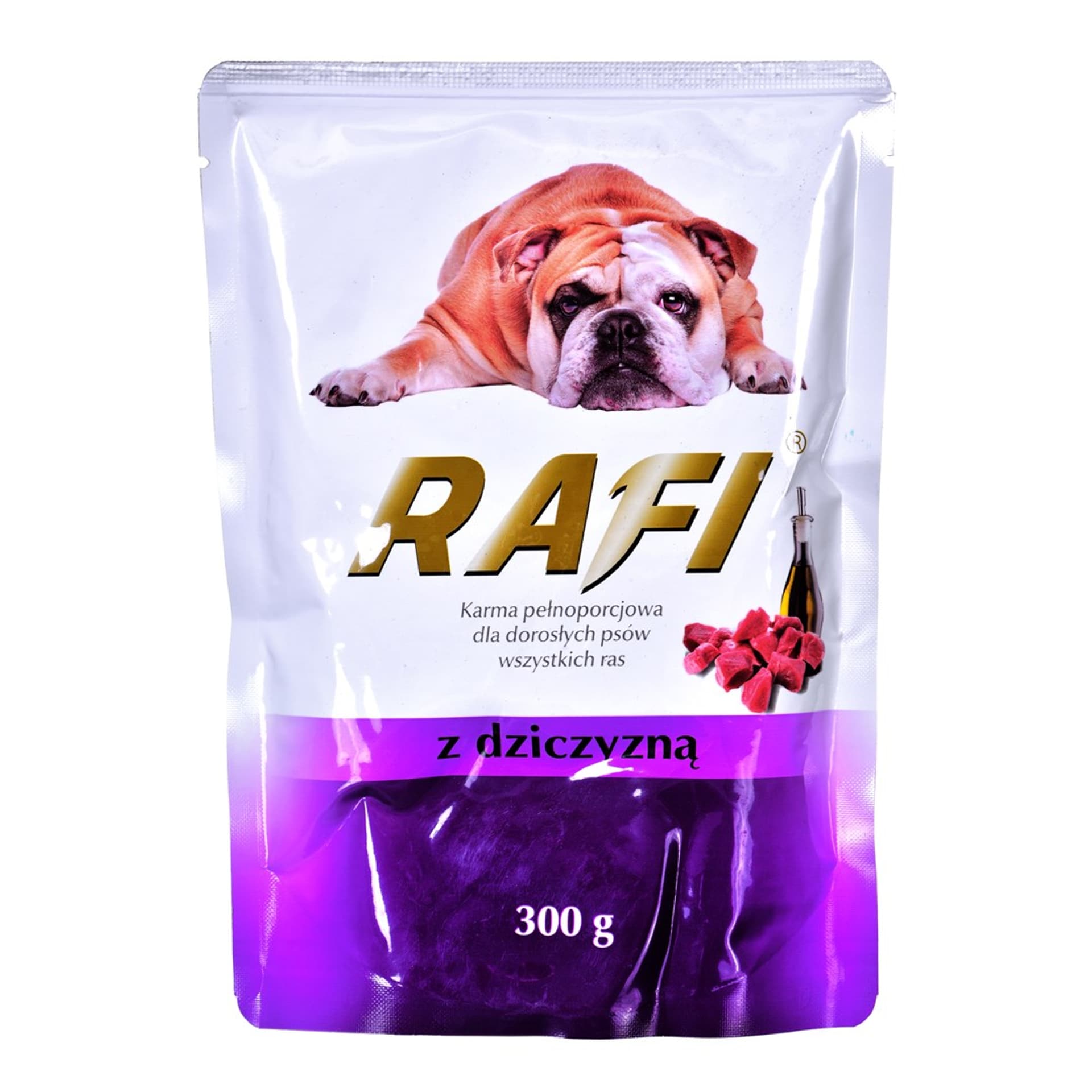 

Rafi Pies Dziczyzna saszetka 300g