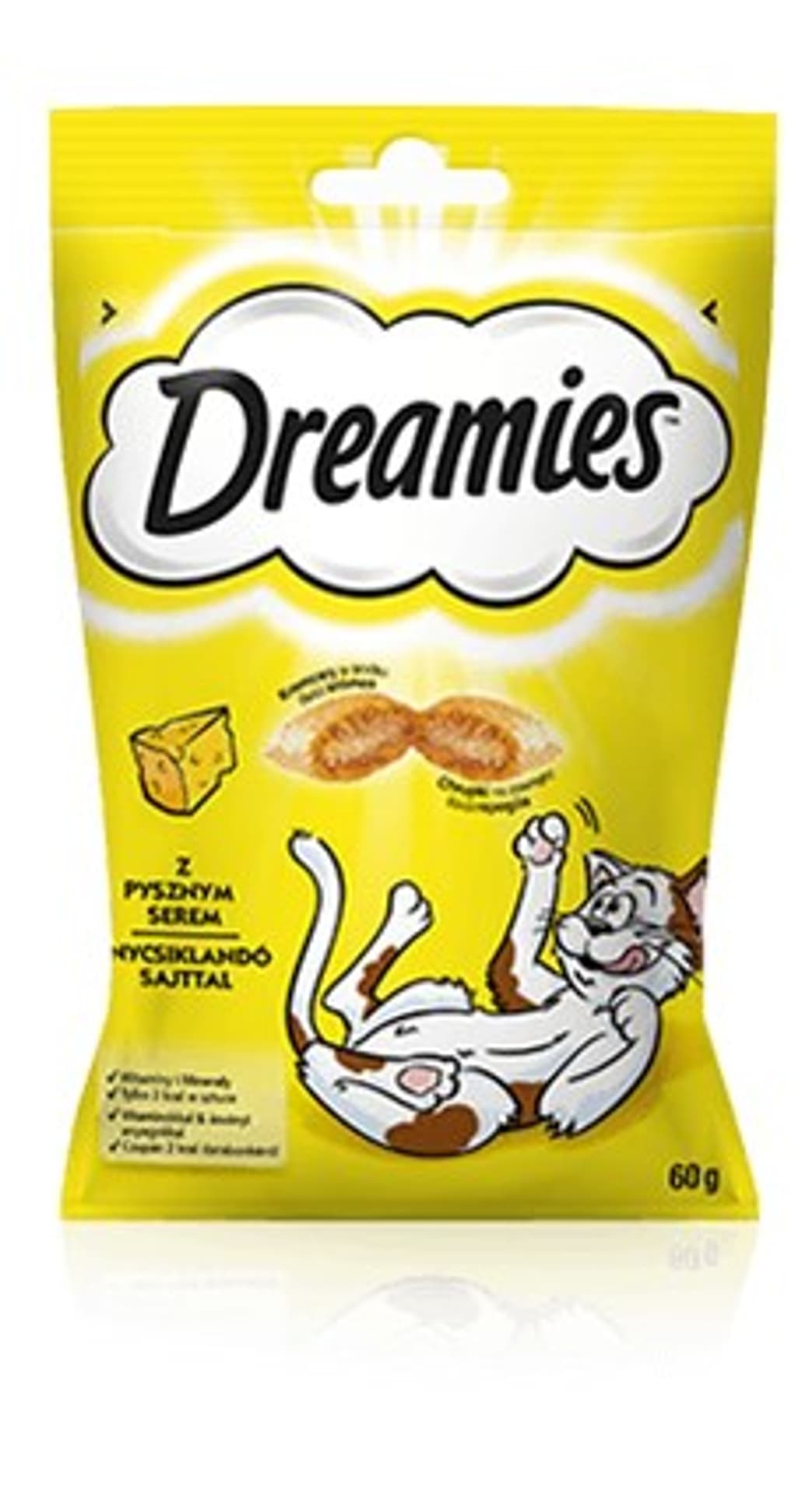 

DREAMIES z żółtym serem 60g