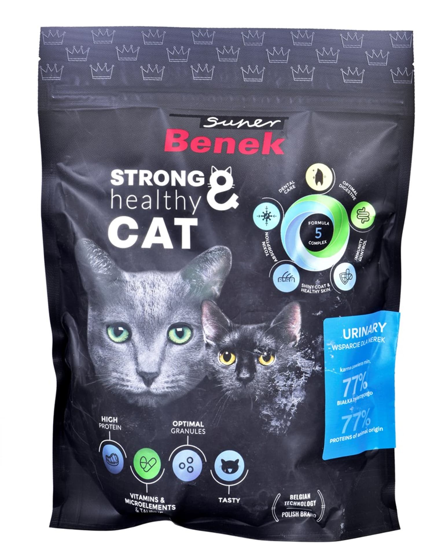 

Super Benek Strong & Healthy Cat - Sucha karma dla kotów - Urinary - 400g