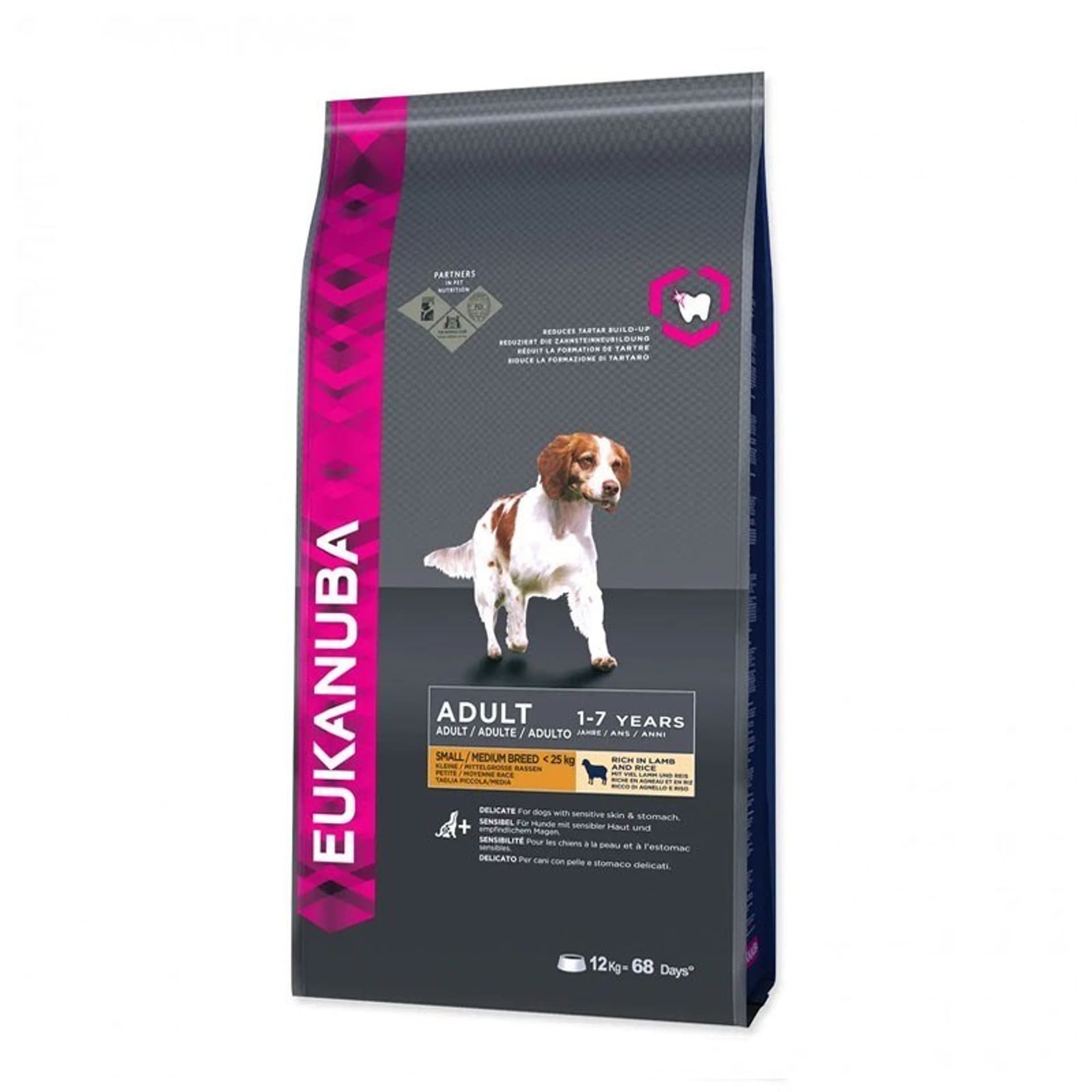 

EUKANUBA Adult Small&Medium Breeds rich in lamb & rice 12kg - sucha karma dla psa
