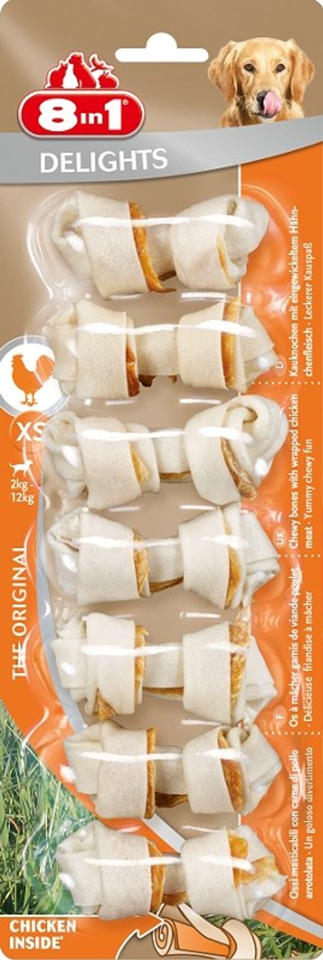 

8in1 Przysmak Delights Bones XS 7 szt. [T102373]