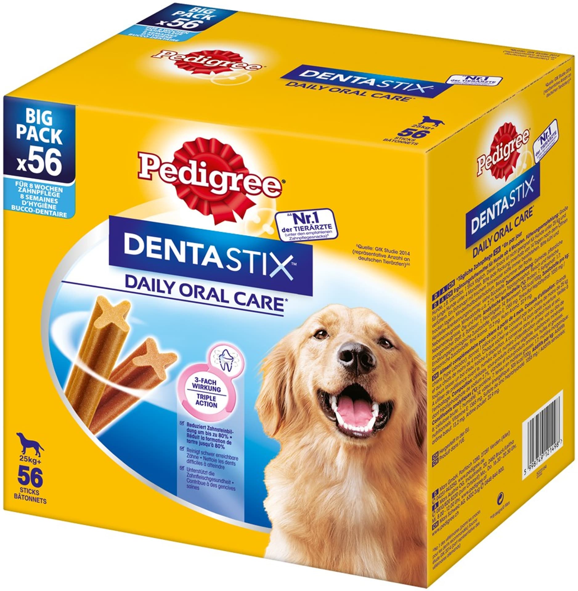 

PEDIGREE Dentastix Maxi - przysmak dentystyczny dla psów ras dużych - 8x7szt