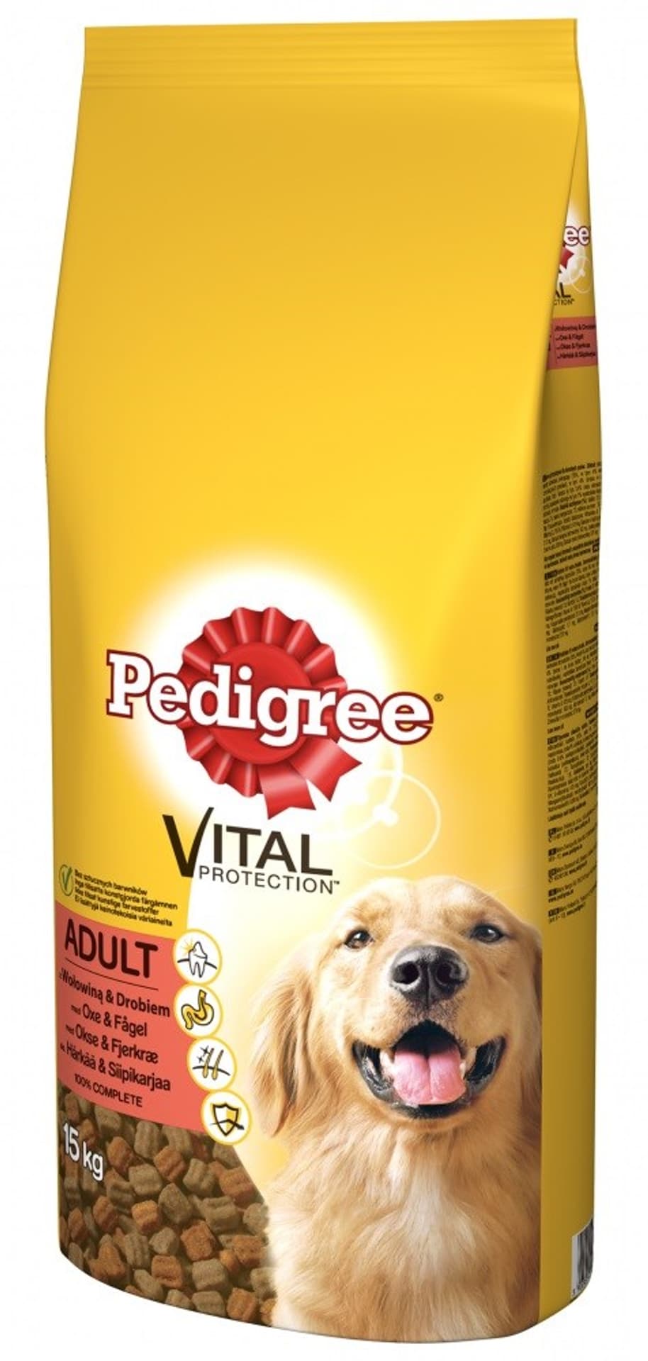 

PEDIGREE Adult wołowina z drobiem 15kg - sucha karma dla psów