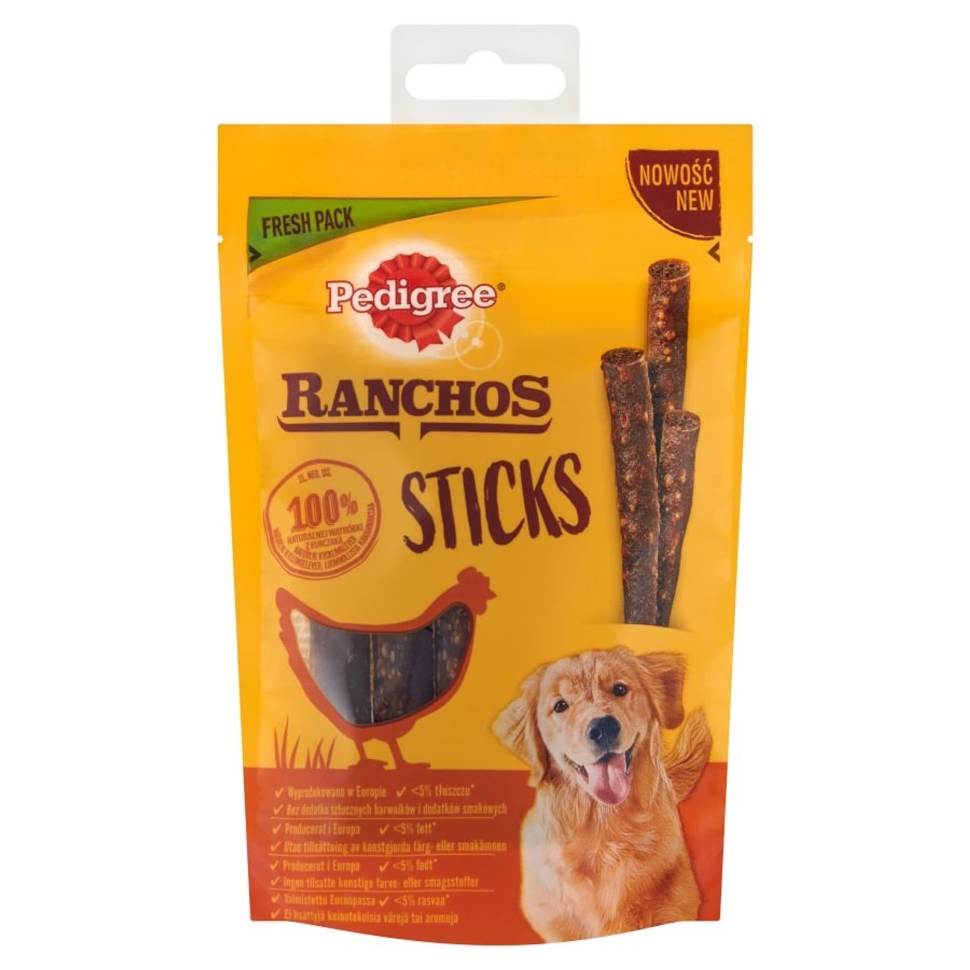 

Karma Pedigree Ranchos Sticks kurczak 60g