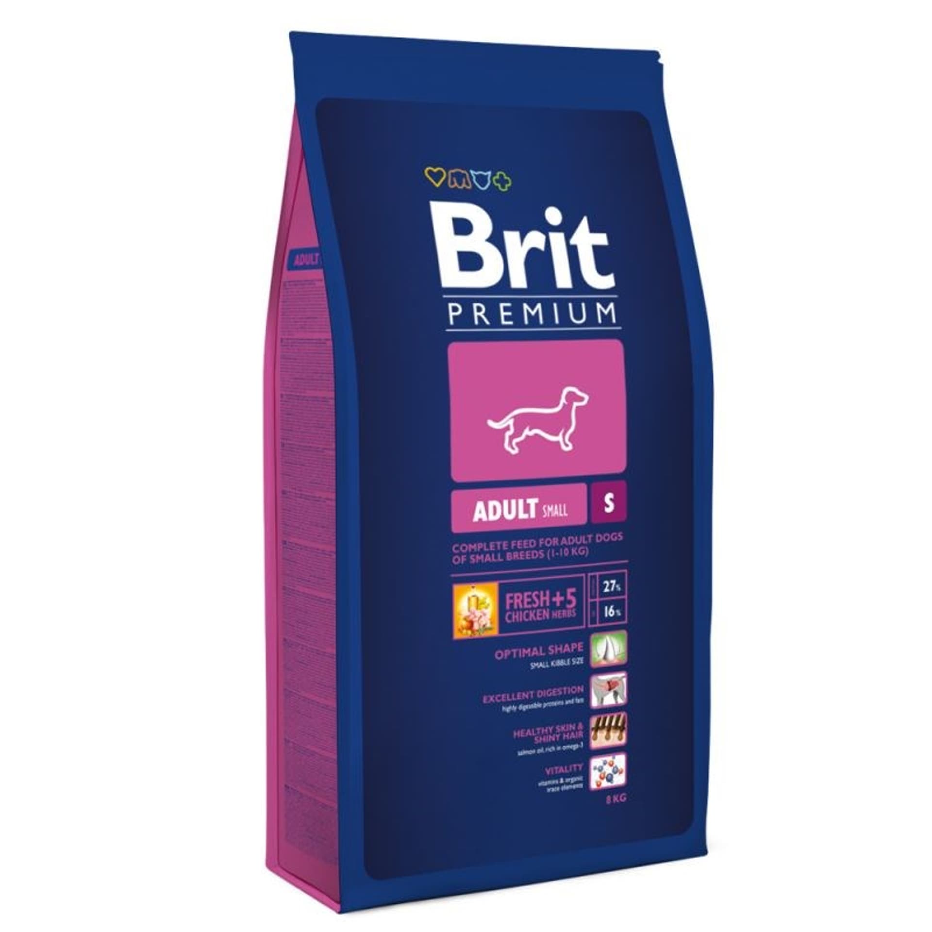 

BRIT Premium Adult S - sucha karma dla psa - 3kg