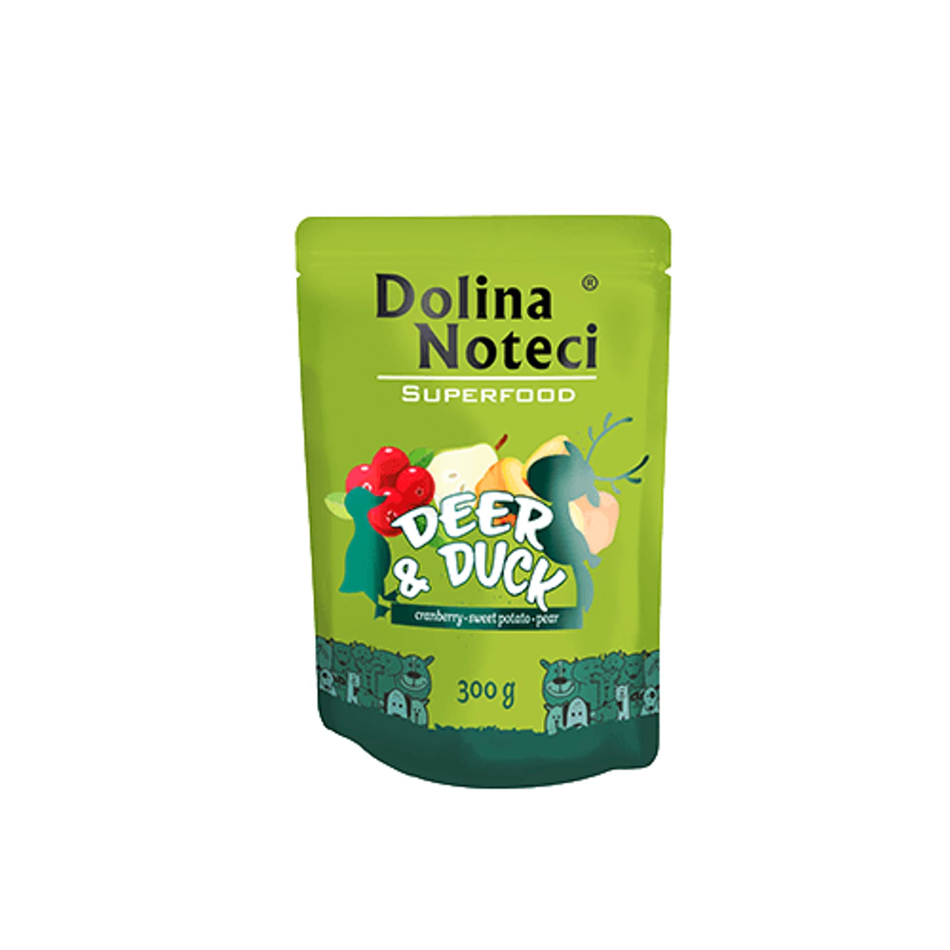 

DOLINA NOTECI Superfood Jeleń i Kaczka - mokra karma dla psa - 300 g