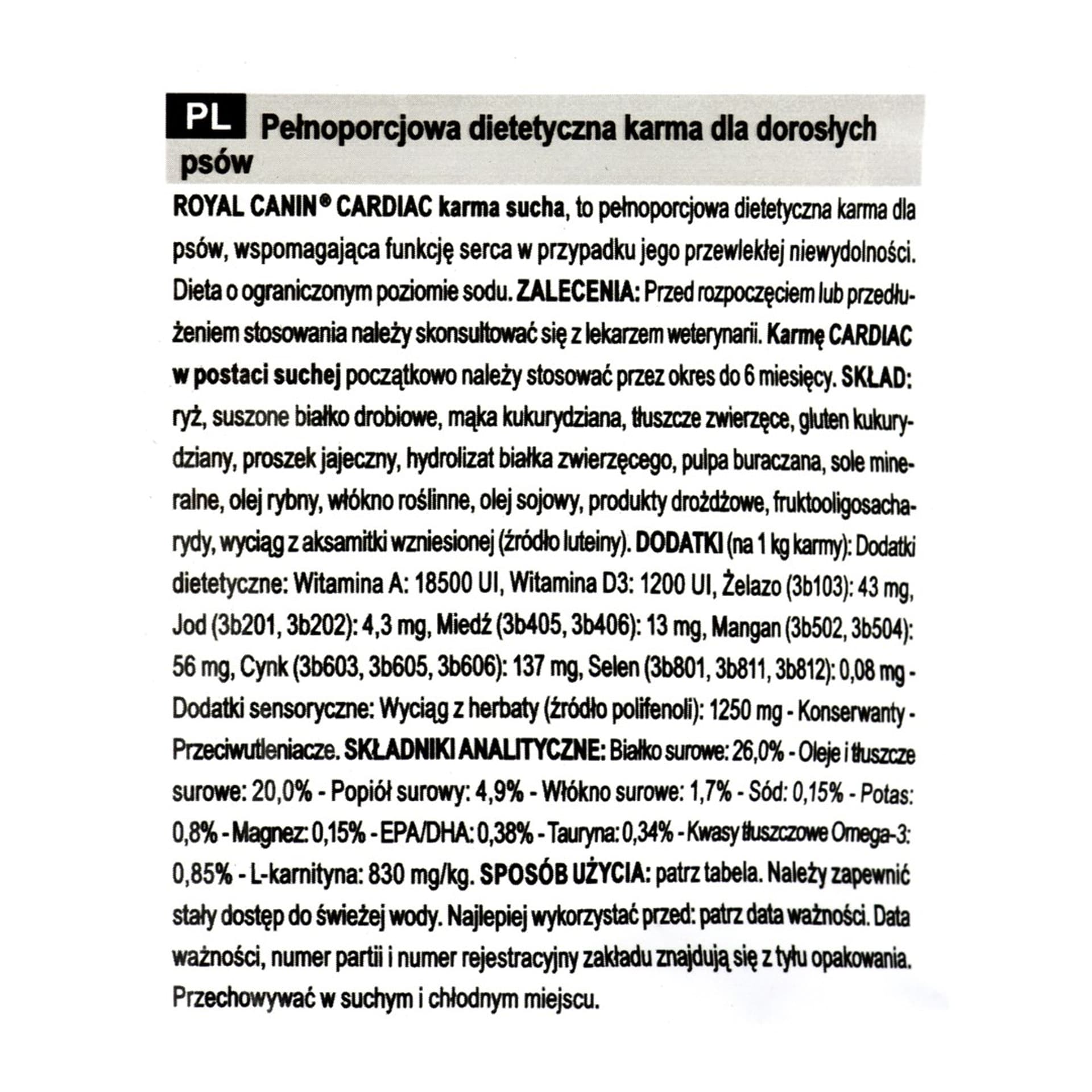 

ROYAL CANIN Cardiac 2kg