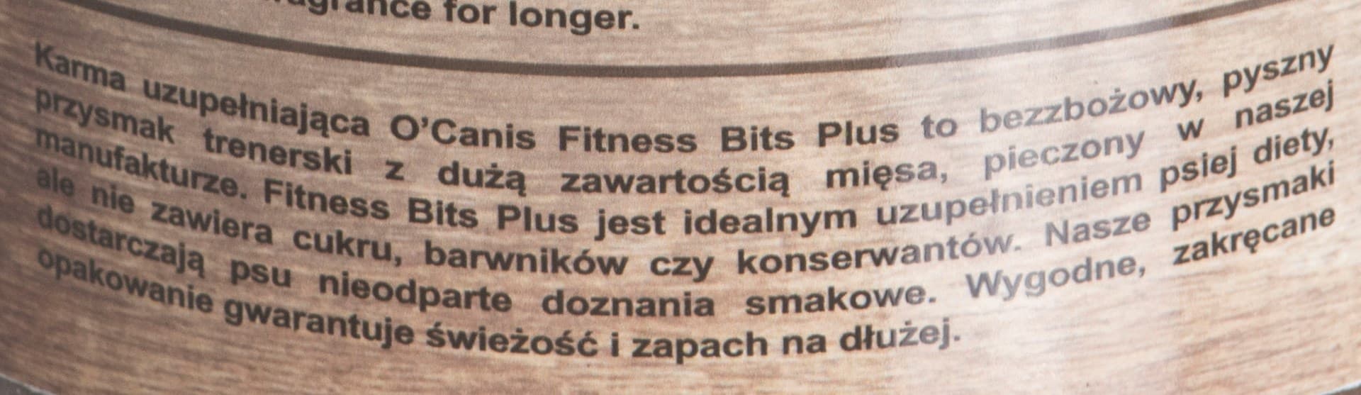 

O'Canis Fitness Bits plus - Przysmak trenerski: kaczka z bananami - 300g