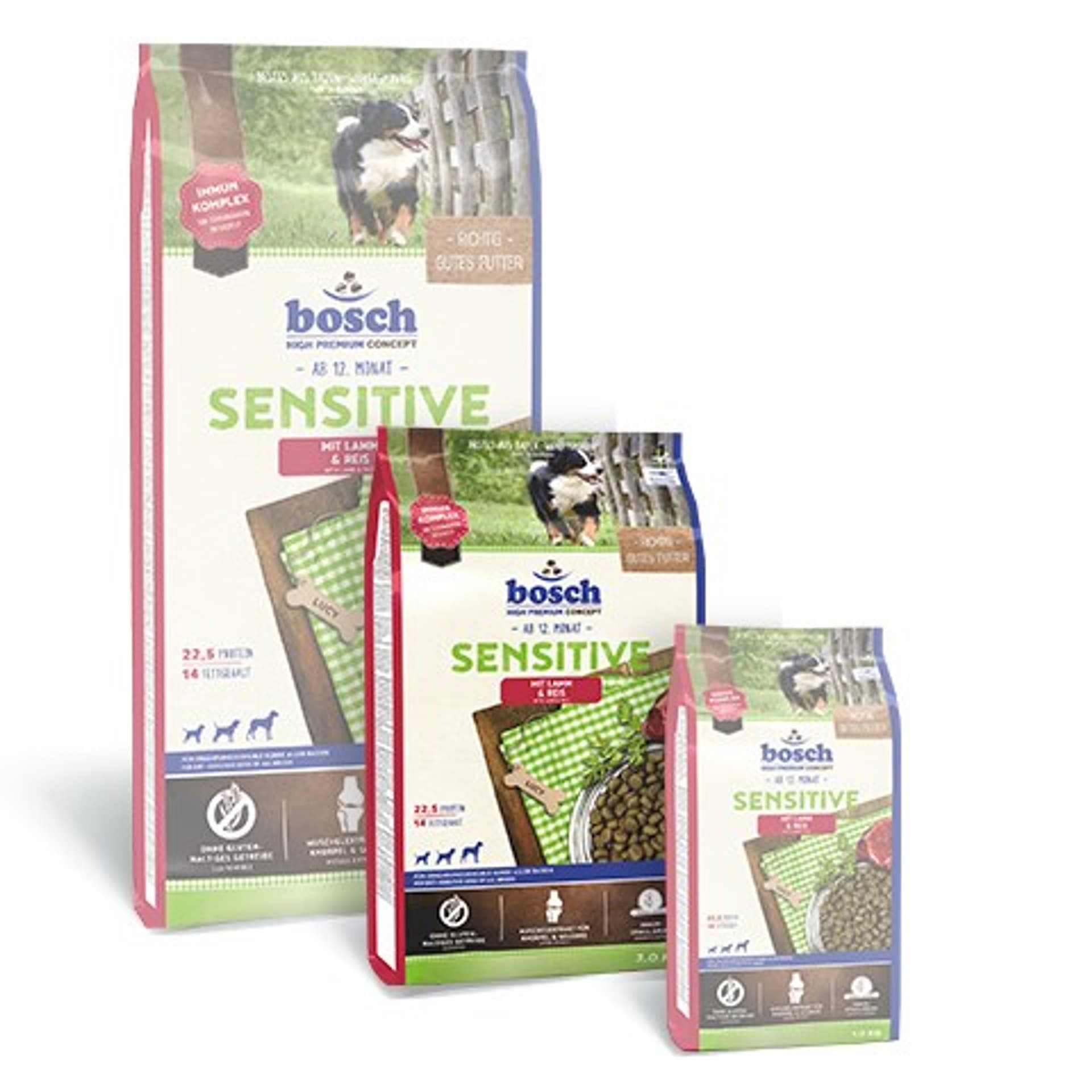 

BOSCH Sensitive Lamb & Rice - karma dla psów z wrażliwym żołądkiem z jagnięciną i ryżem 3kg