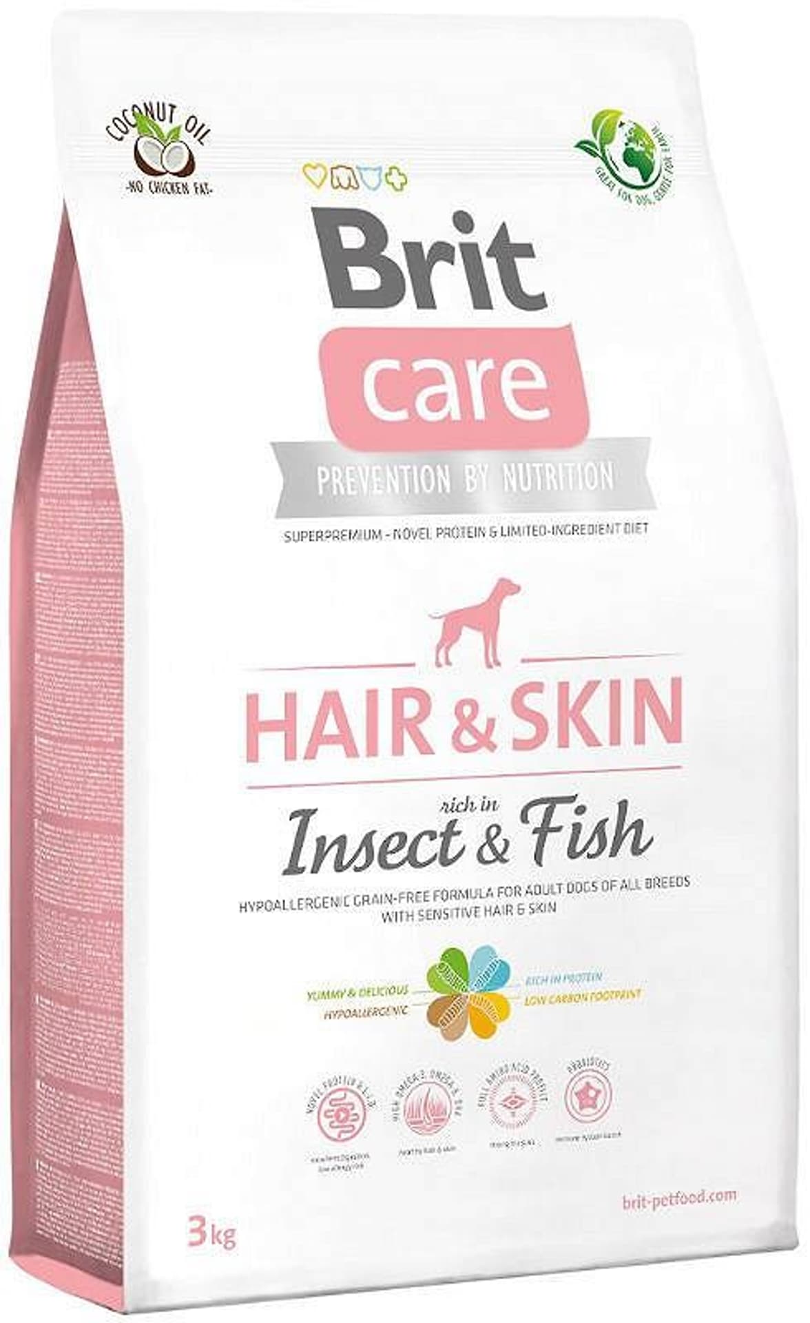 

Brit Care Grain Free Adult Hair & Skin - Insects & Fish 3kg