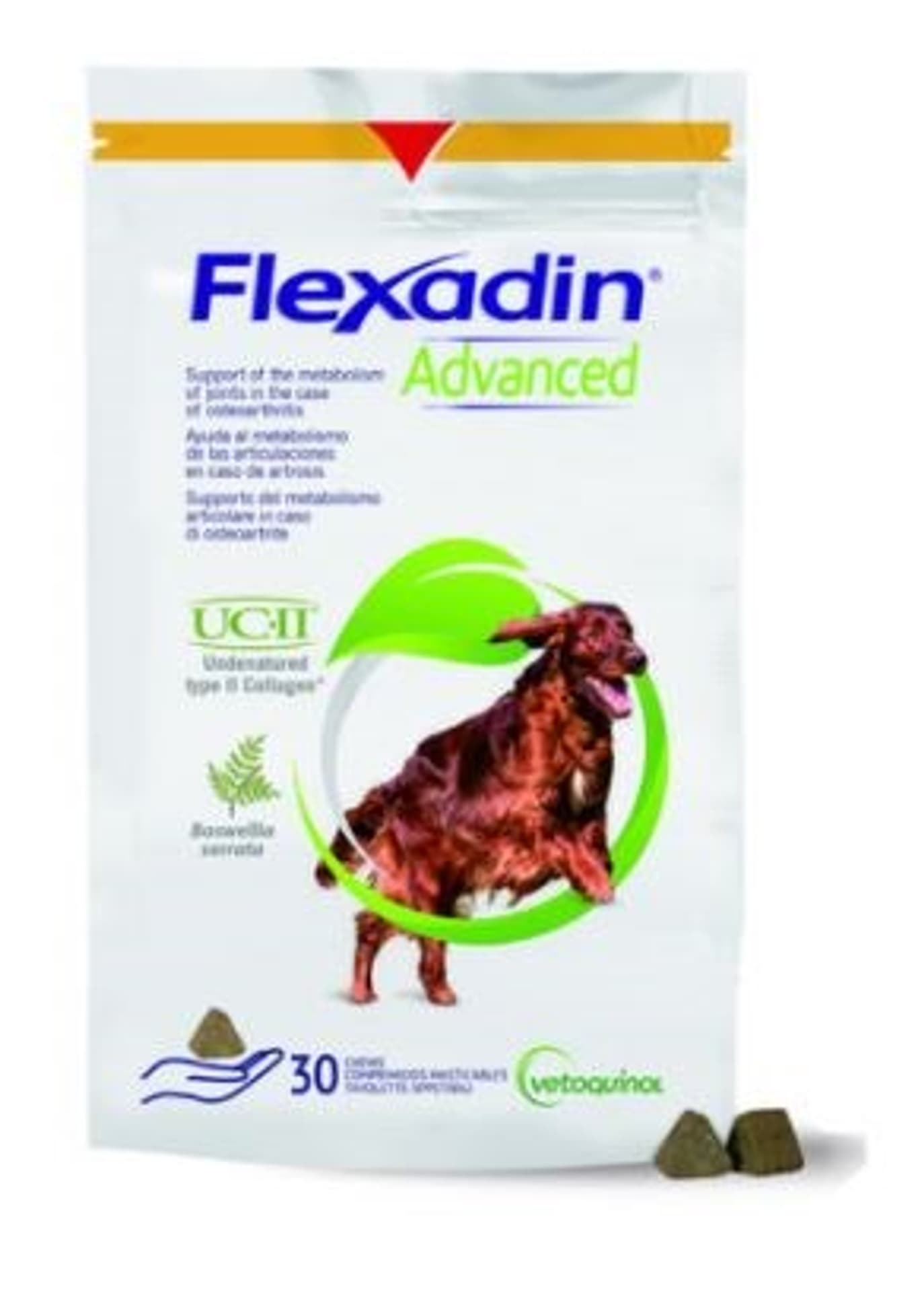 

Vetoquinol Flexadin advanced kąski dla psa 30Tab