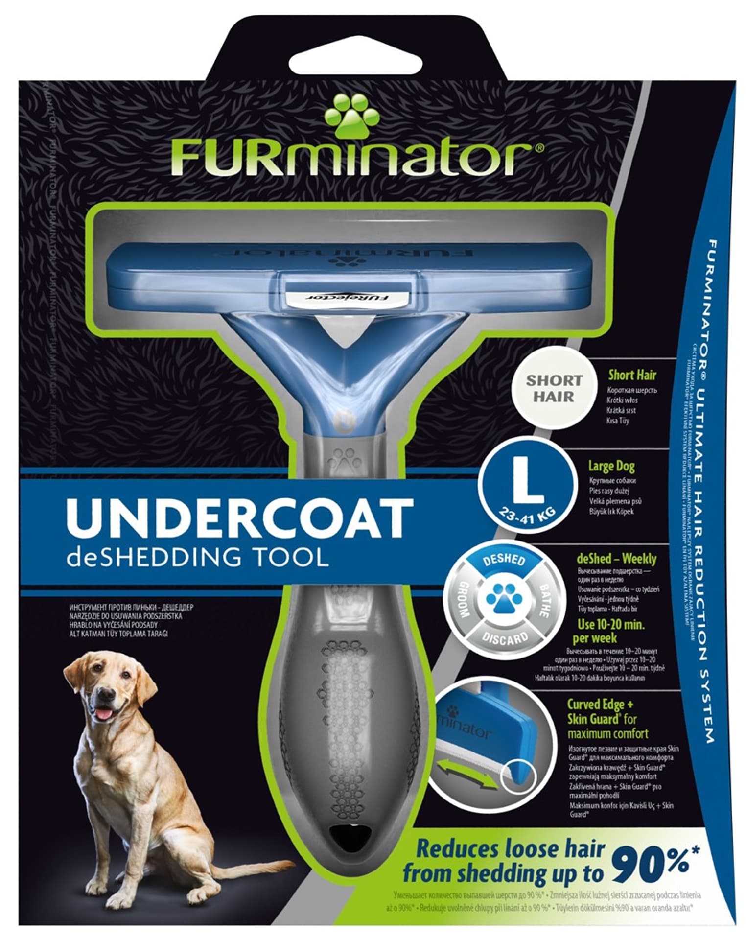 

Furminator dla psów długowłosych - Large