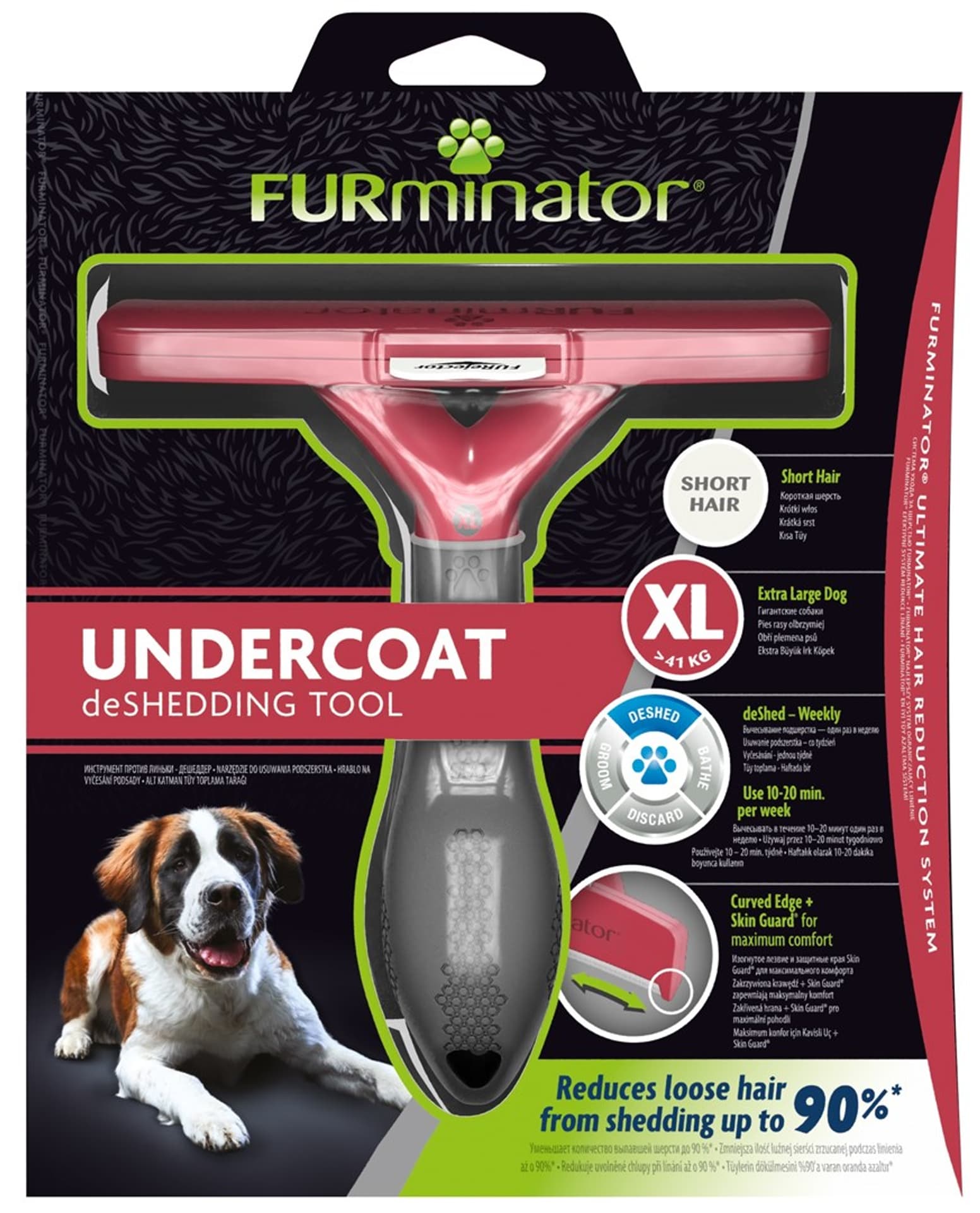 

Furminator dla psów krótkowłosych - Giant