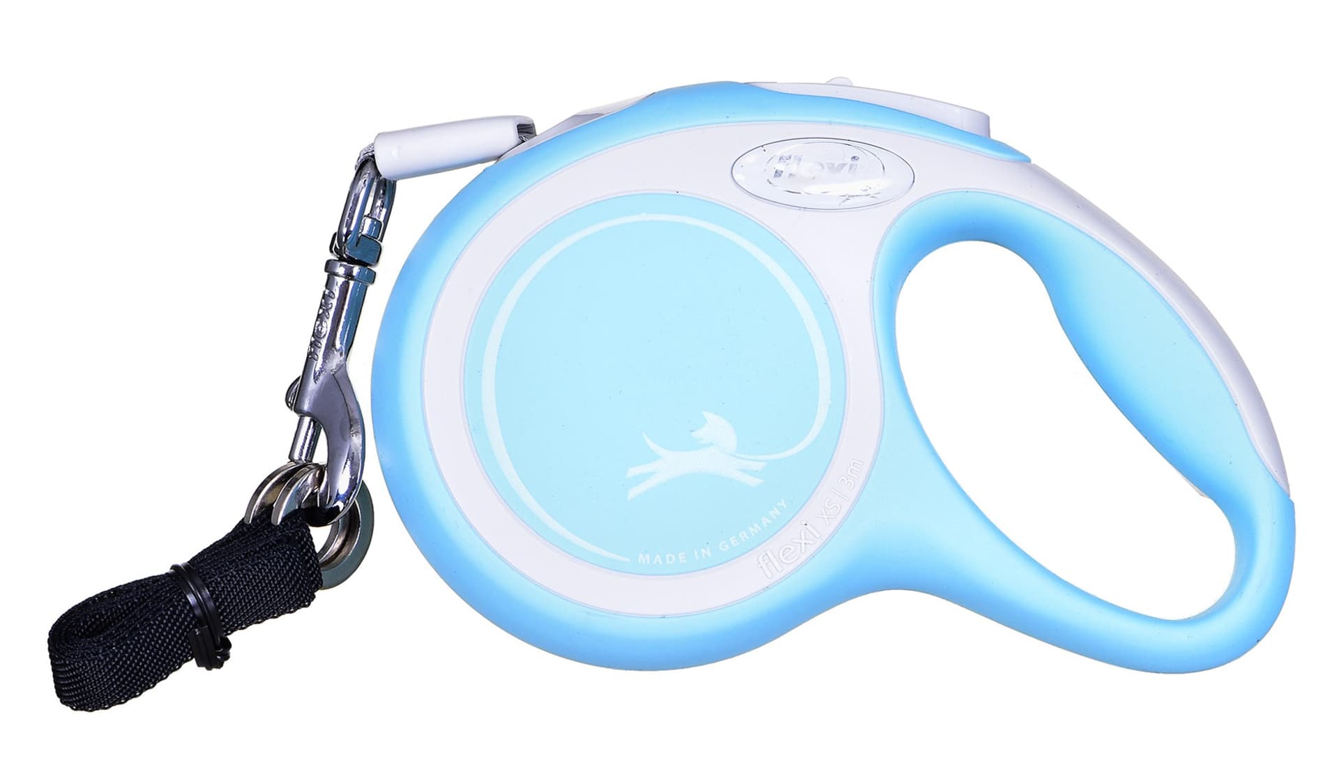 

FLEXI NEW COMFORT - smycz automatyczna dla psa, jasnoniebieska XS 3m TAŚMA [FL-3417]