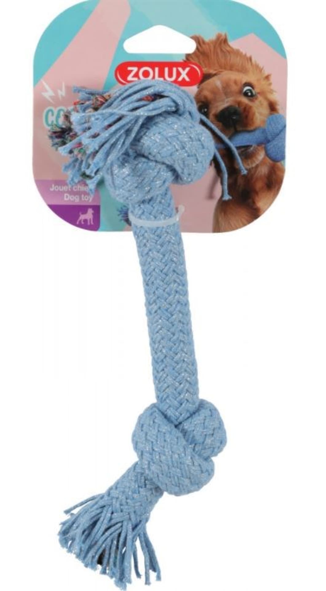 

ZOLUX Cosmic - zabawka sznurowa z dwoma węzłami - 40cm