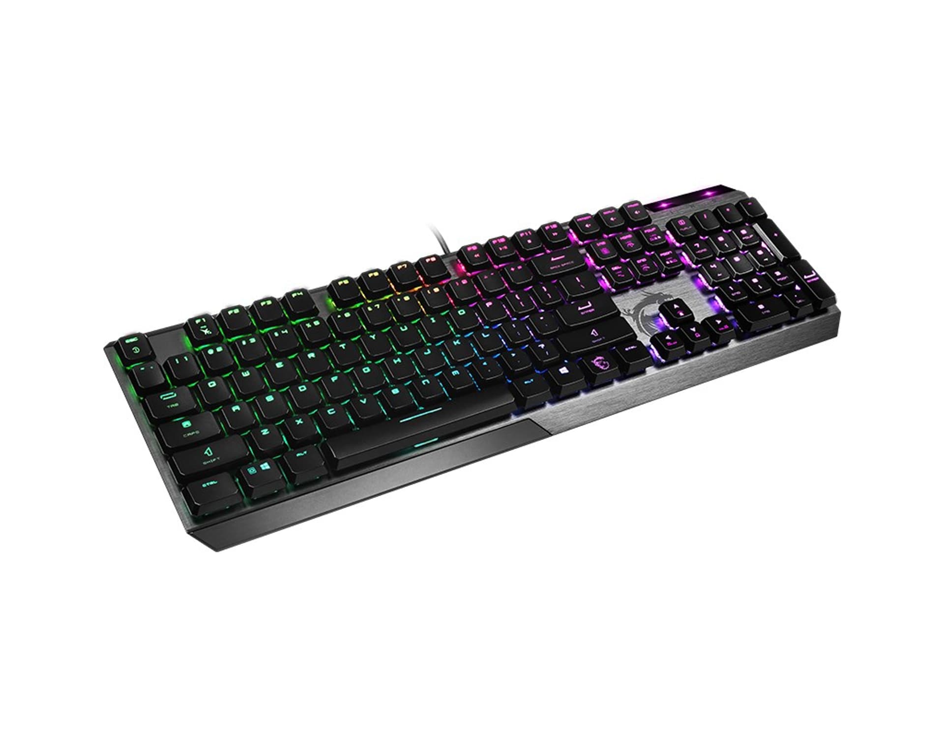 

Klawiatura mechaniczna MSI VIGOR GK50 LOW PROFILE US S11-04US254-GA7 (USB 2.0; (US); kolor szary)