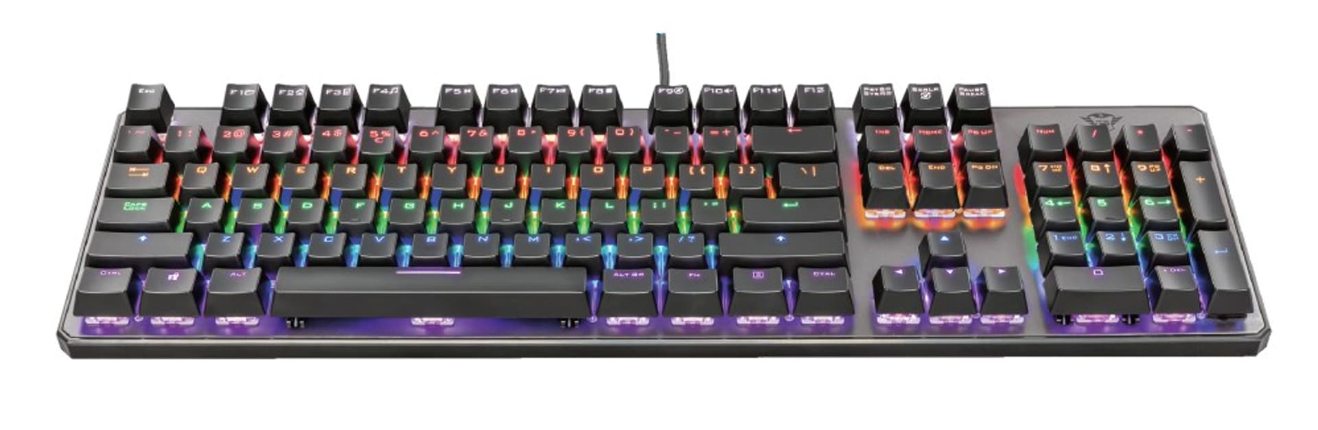 

Klawiatura mechaniczna Trust GXT 865 Asta 22630 (USB 2.0; kolor czarny)