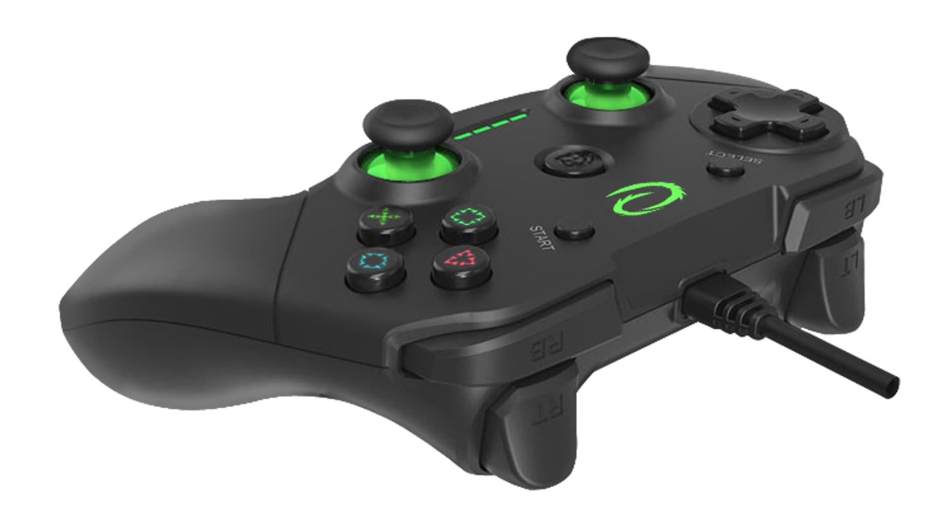 

Gamepad Esperanza Vanquisher EGG110K (PC, PS3; kolor czarny, kolor zielony)