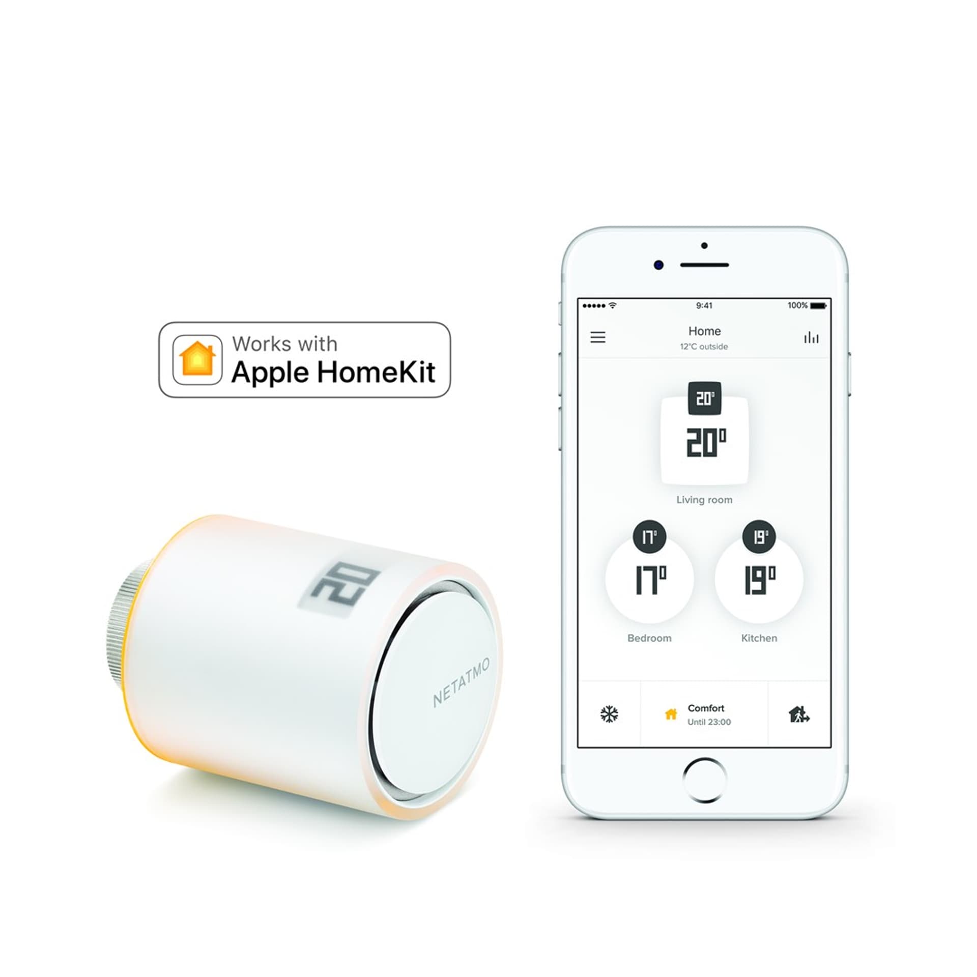 

Inteligentna głowica termostatyczna NETATMO NAV-EN