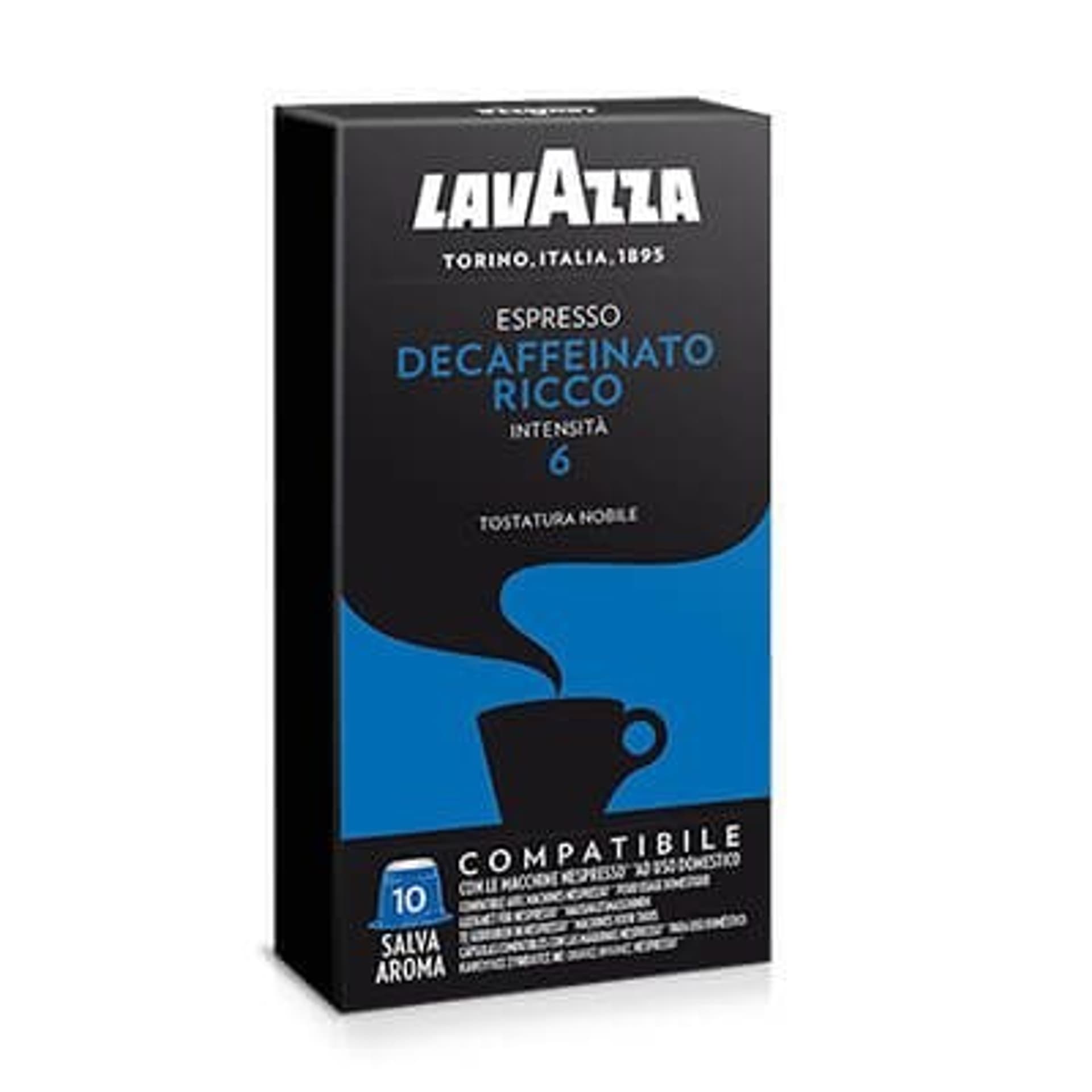 

Kawa kapsułki Lavazza Nespresso Espr.Dek Ricco 10szt.