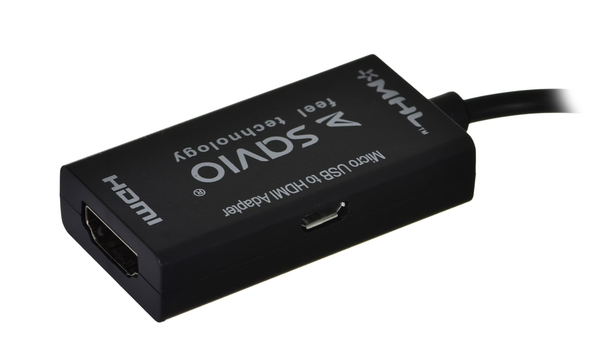 

Adapter SAVIO cl-32 (MHL, Micro USB M - HDMI F; 0,10m; kolor czarny)