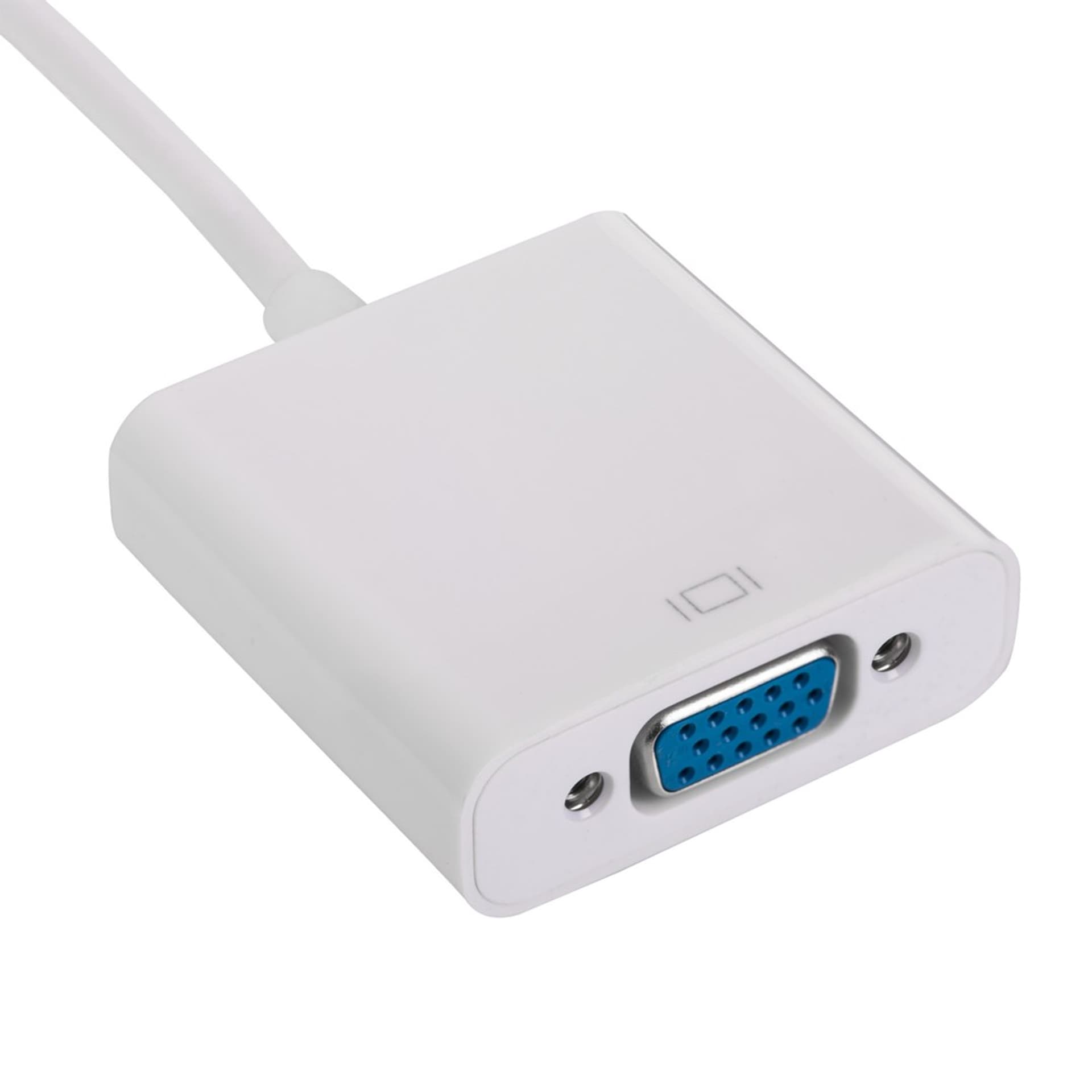 

Konwerter Akyga AK-AD-55 (D-Sub (VGA) F - USB typu C M; 0,15m; kolor biały)