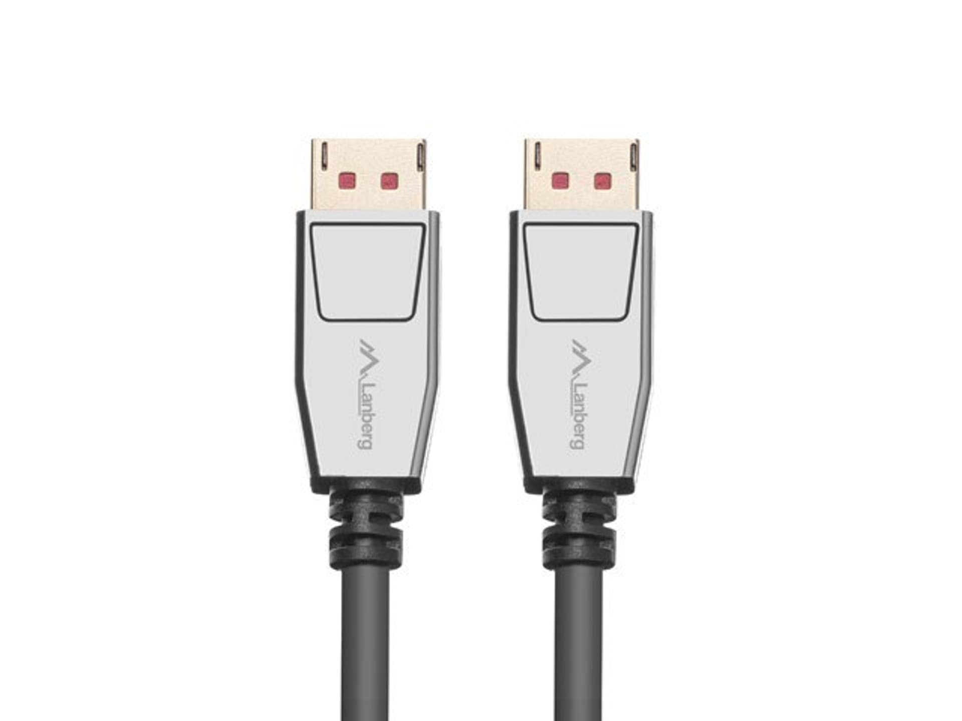

LANBERG KABEL DISPLAYPORT M/M 20PIN V1.4 0.5M 8K CA-DPDP-20CU-0005-BK