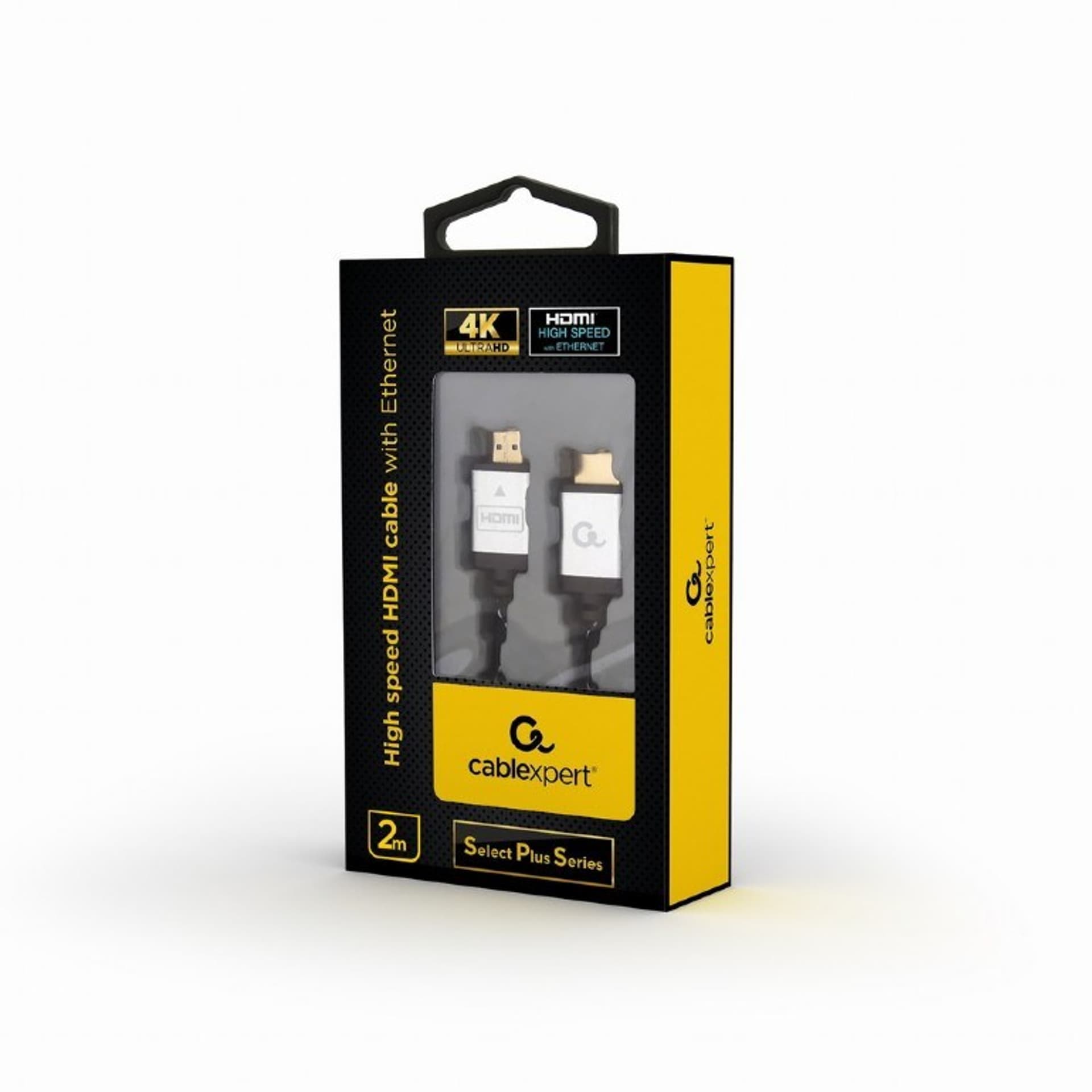 

Kabel GEMBIRD Seria select plus CCB-HDMIL-2M (HDMI M - HDMI M; 2m; kolor czarny)