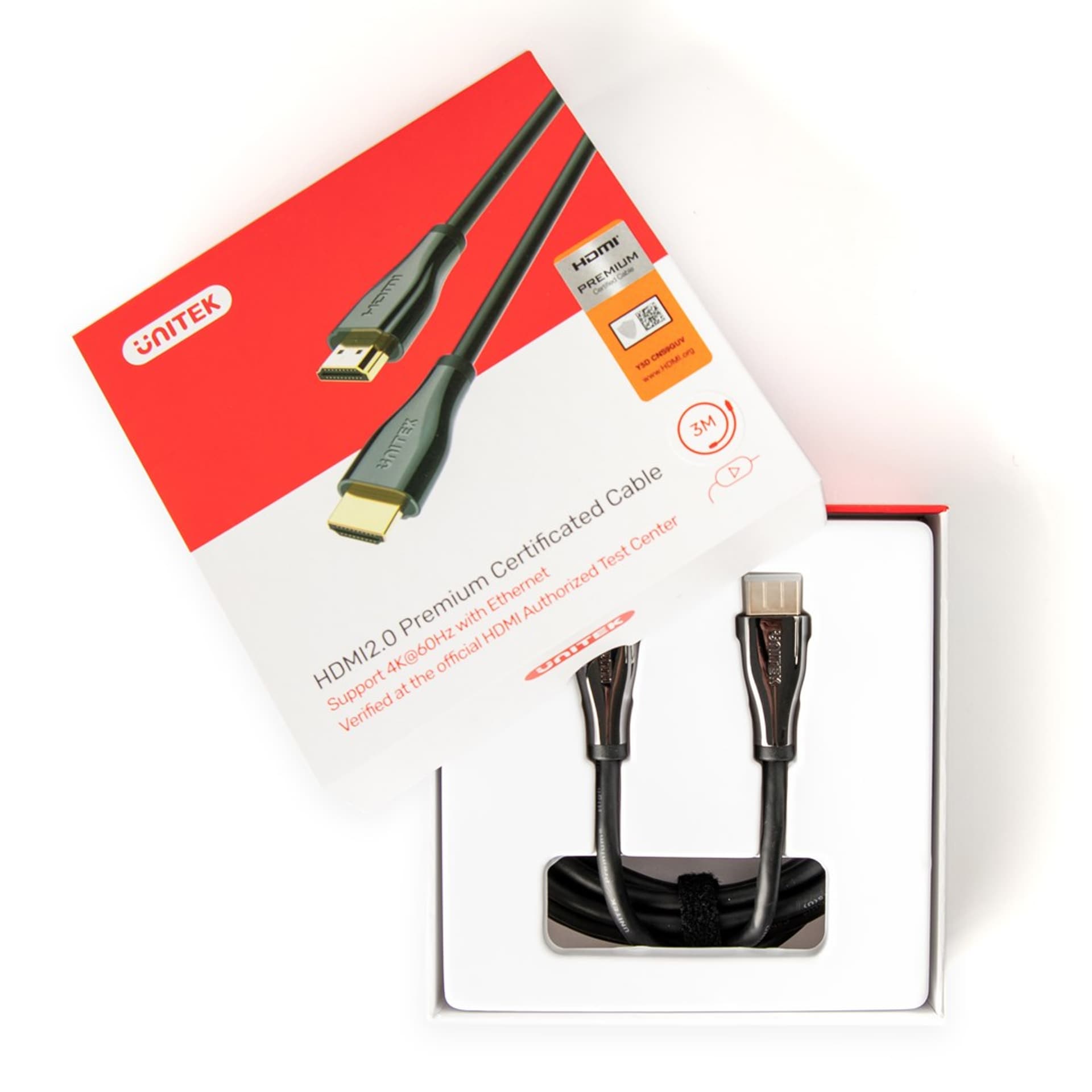 

UNITEK KABEL HDMI PREMIUM CERTIFIED 2.0 M/M, 1,5M