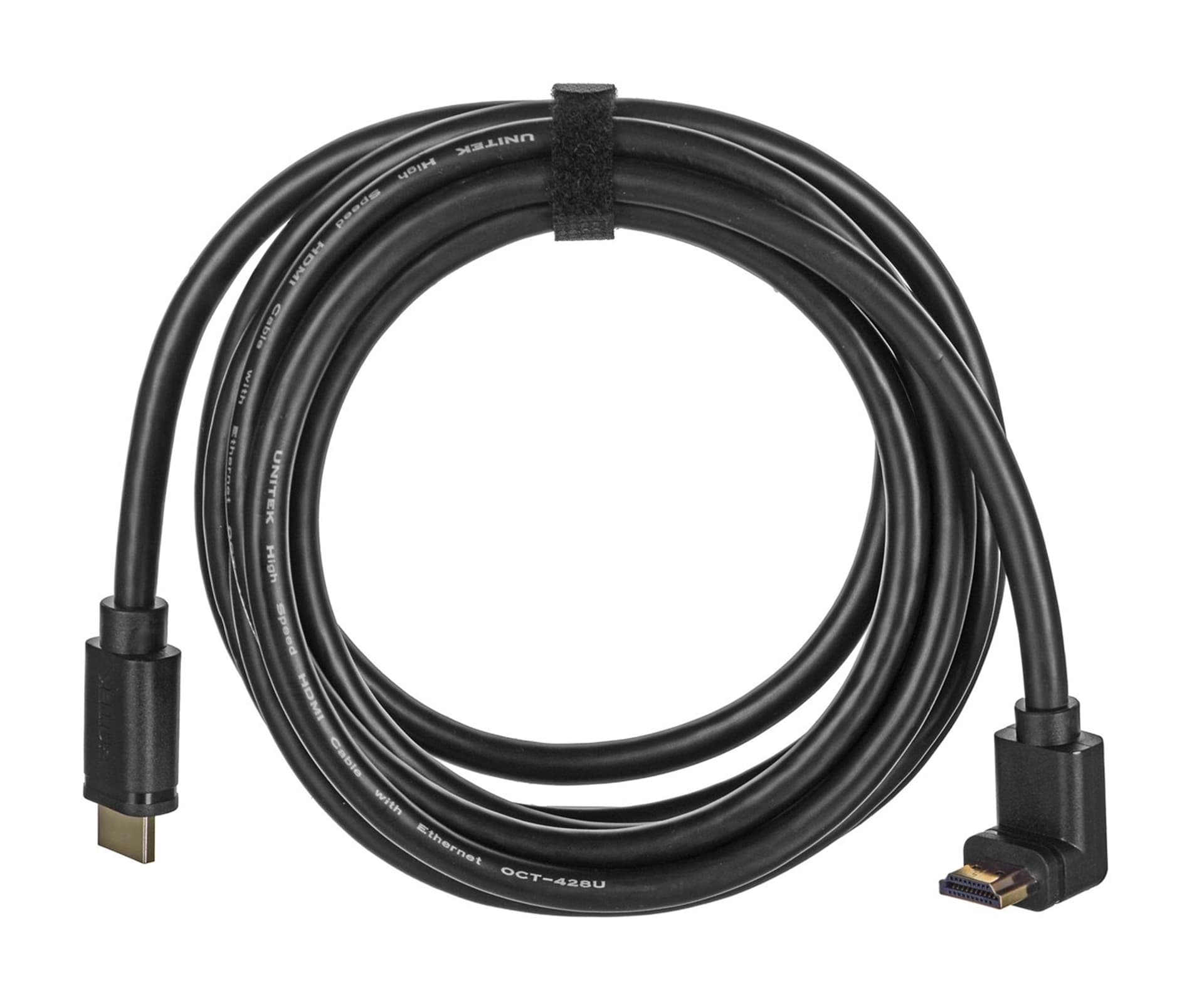 

UNITEK KABEL KĄTOWY HDMI 2.0,90',4K60HZ,3M,Y-C1002