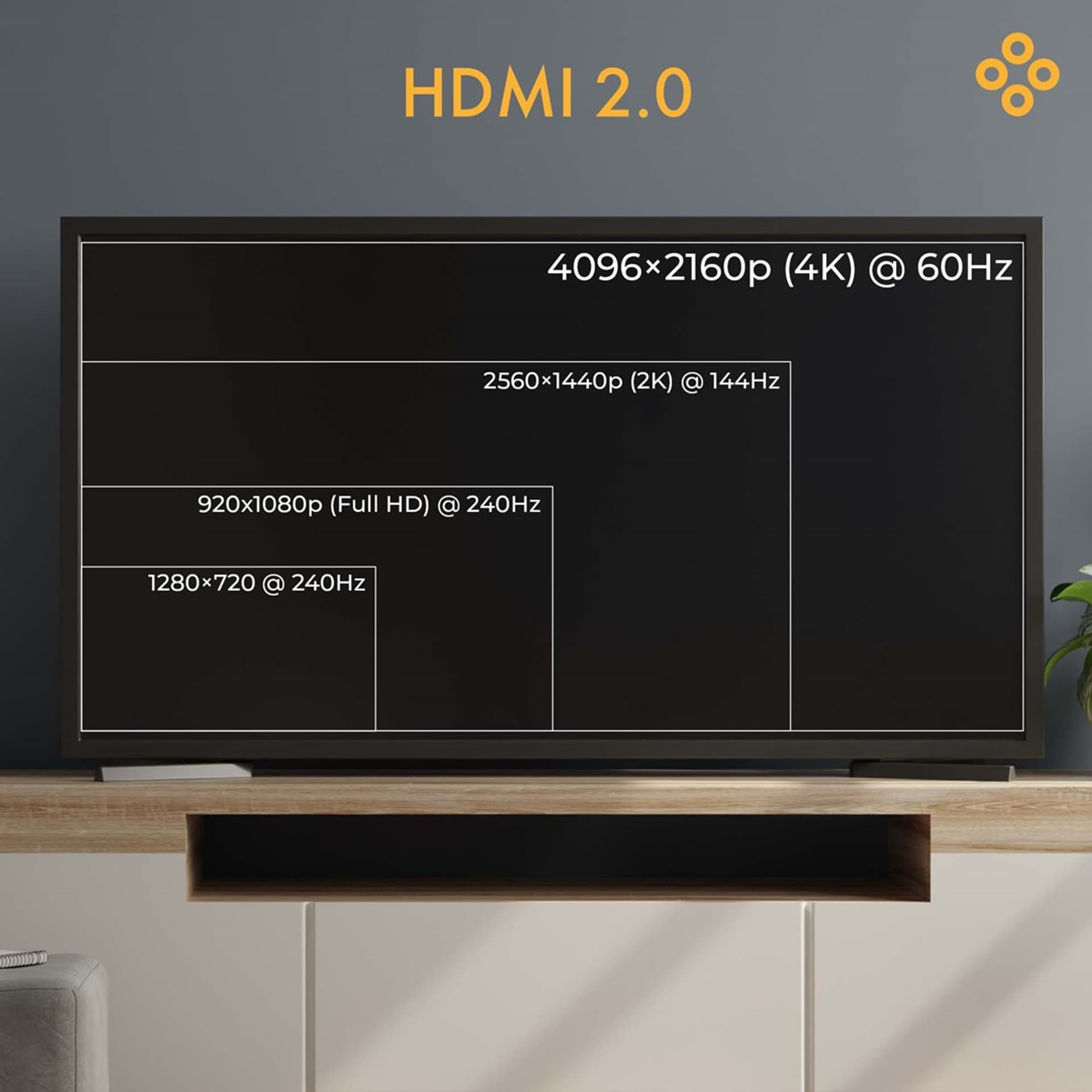 

CLAROC KABEL HDMI ŚWIATŁOWODOWY, AOC,HDMI 2.0,15M