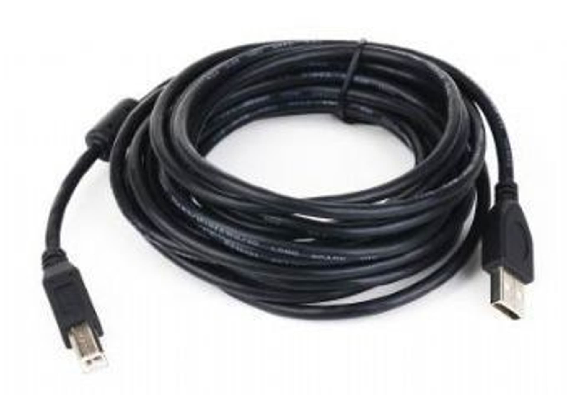 

Kabel USB 2.0 typu AB AM-BM 3m FERRYT czarny