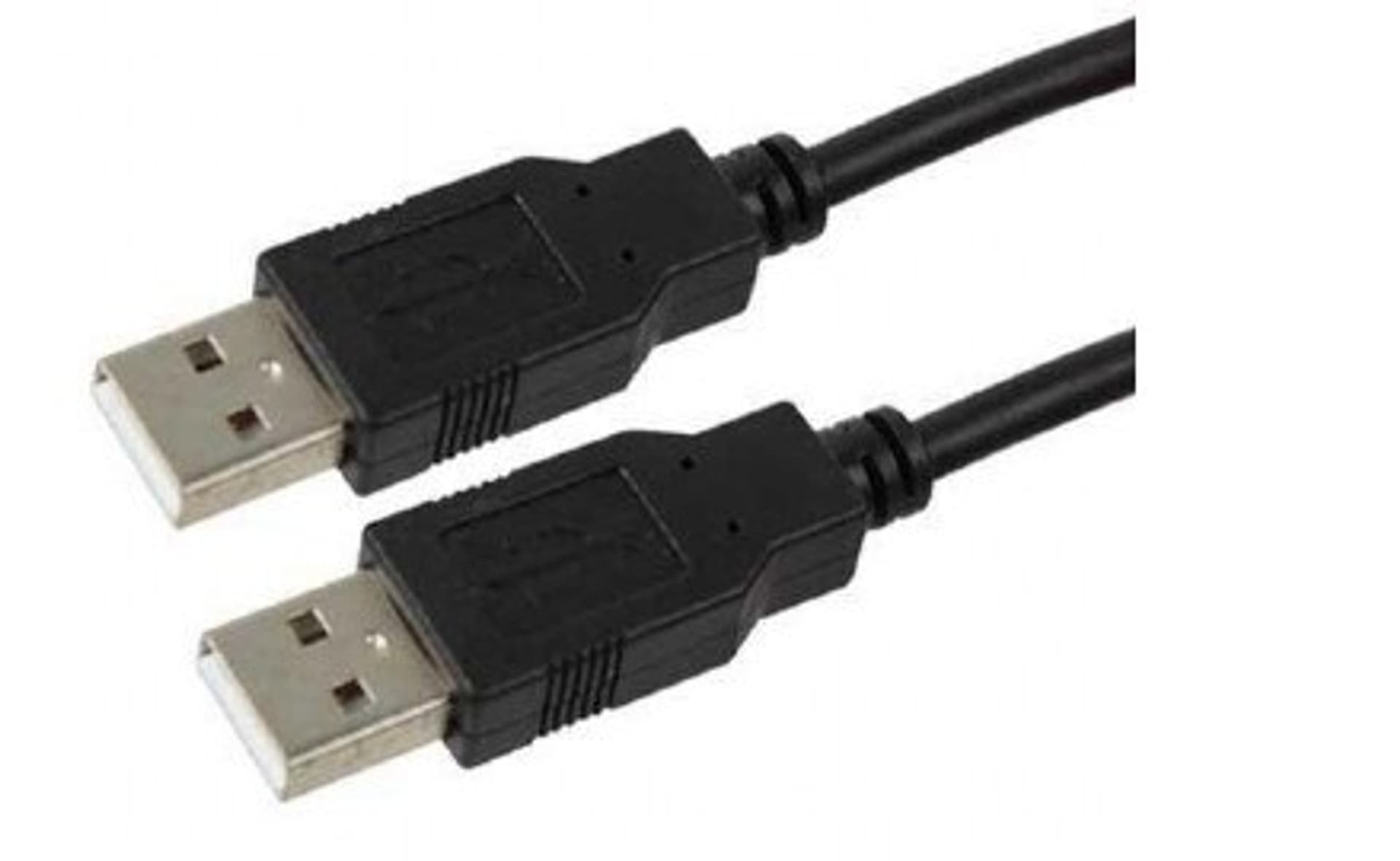 

Kabel USB AM-AM 1.8m black