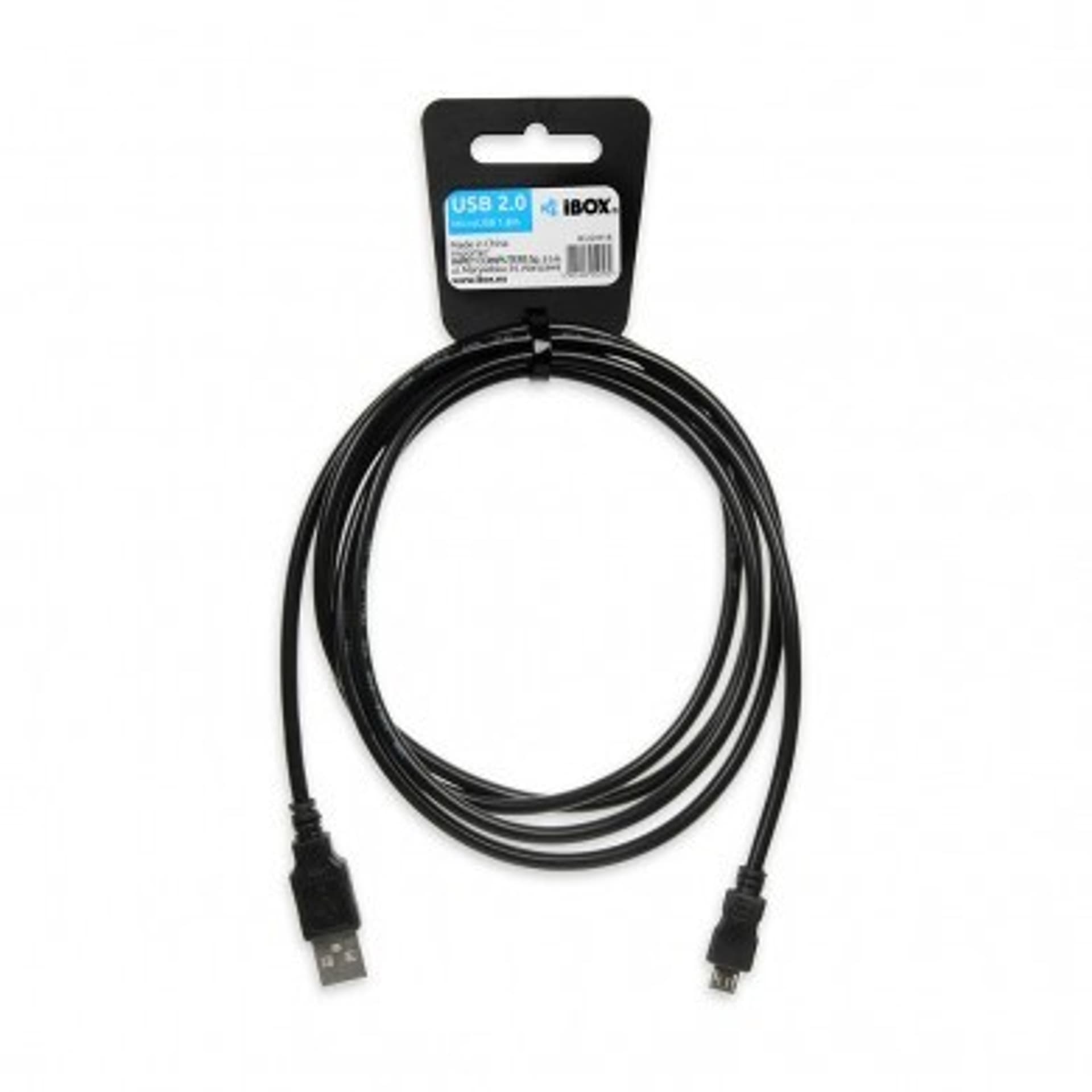 

Kabel IBOX USB 2.0 A/B MICRO 1,8M IKU2M18 (USB 2.0 typu A - USB 2.0 typu A ; 1,8m; kolor czarny)