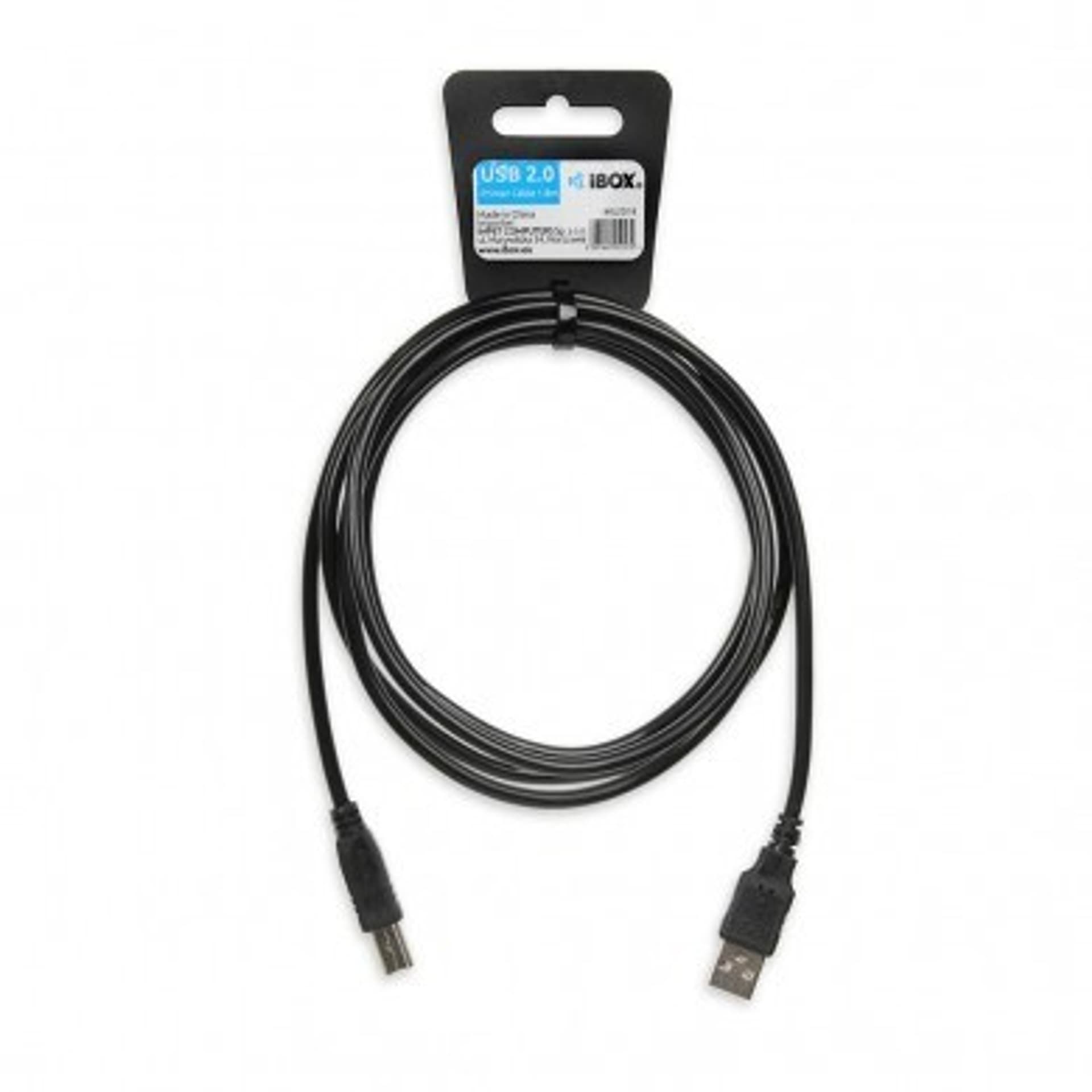 

Kabel IBOX USB 2.0 A-B M/M 1,8M DRUKARKA IKU2D18 (USB 2.0 typu A M - USB 2.0 typu B M; 1,8m; kolor czarny)