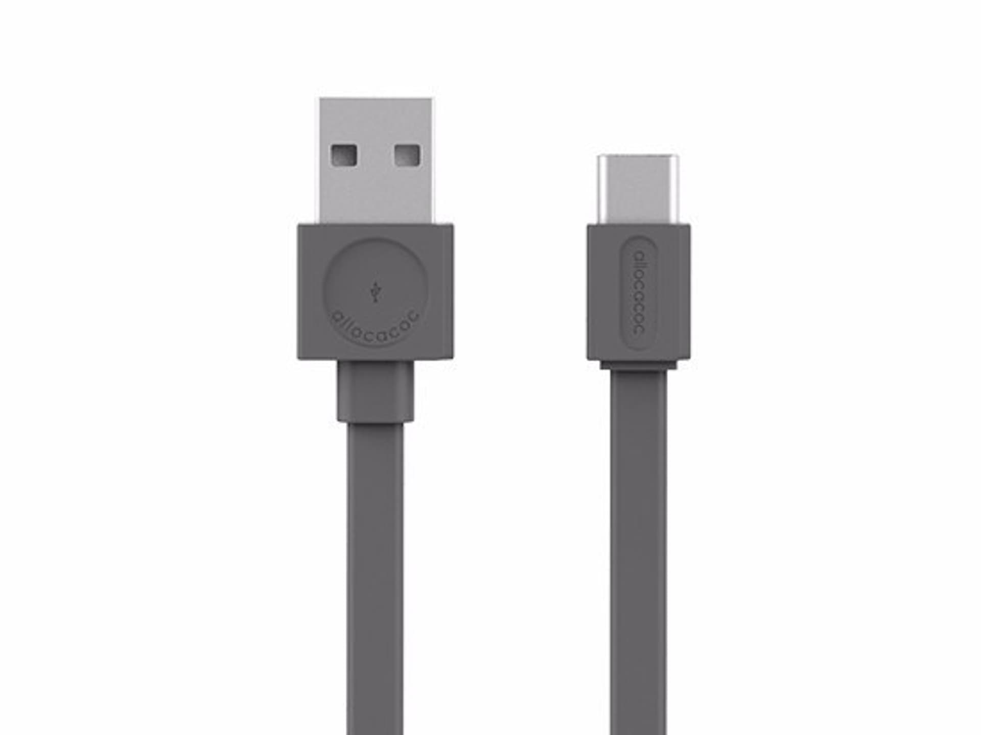 

Kabel allocacoc USBcable Usb-C Flat 10453GY/USBCBC (USB 2.0 typu A - Lightning ; kolor szary)