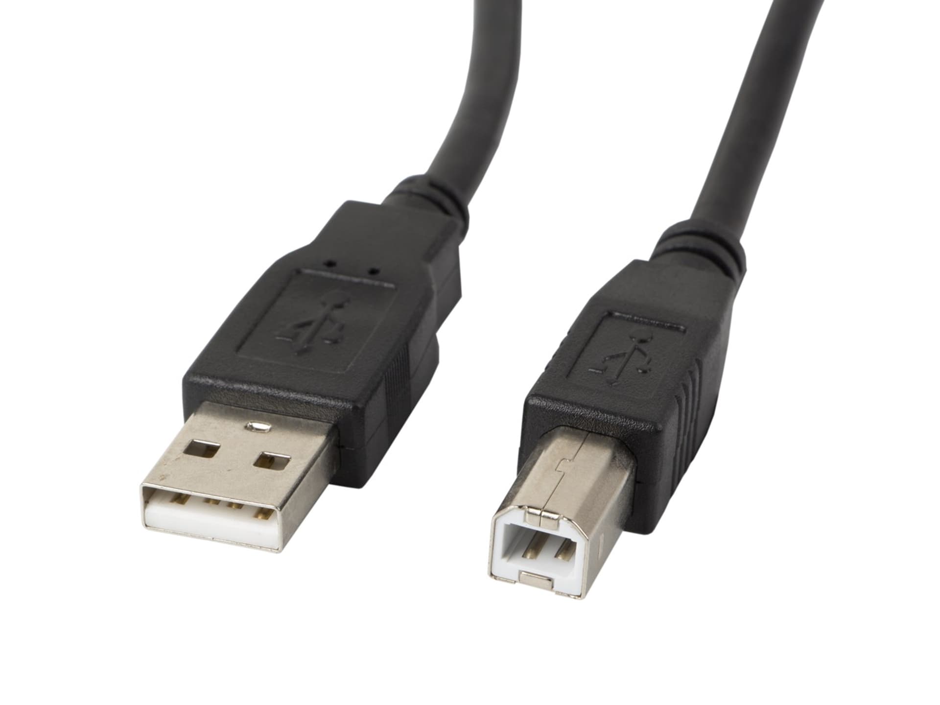 

Kabel USB-A(M)->USB-B(M) 2.0 1M CZARNY, M) 2.0 1m czarn