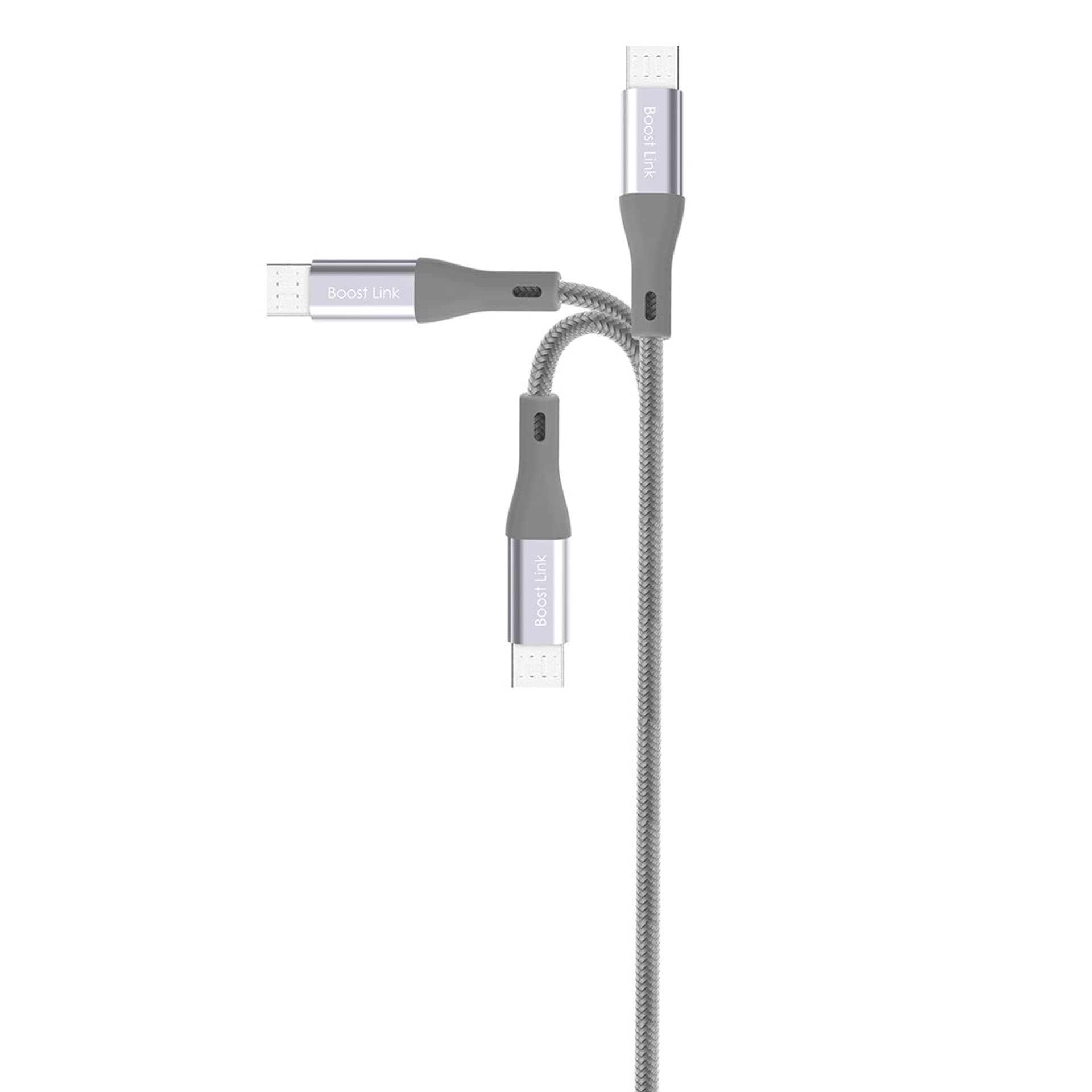 

Kabel Silicon Power Boost Link Nylon LK30AB, QC3.0 USB - micro USB 1m, black
