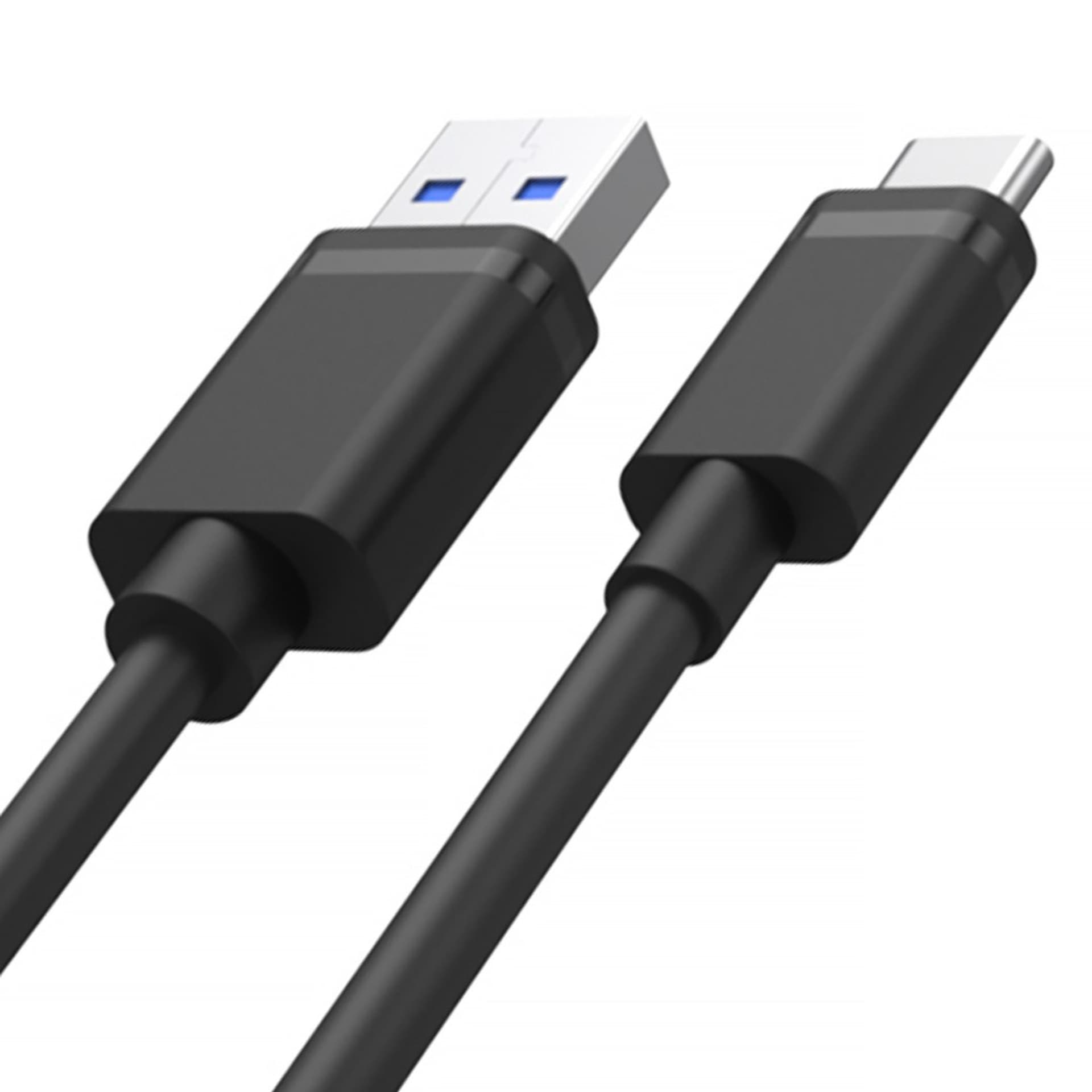 

UNITEK KABEL USB USB-A — USB-C 50CM, Y-C481BK