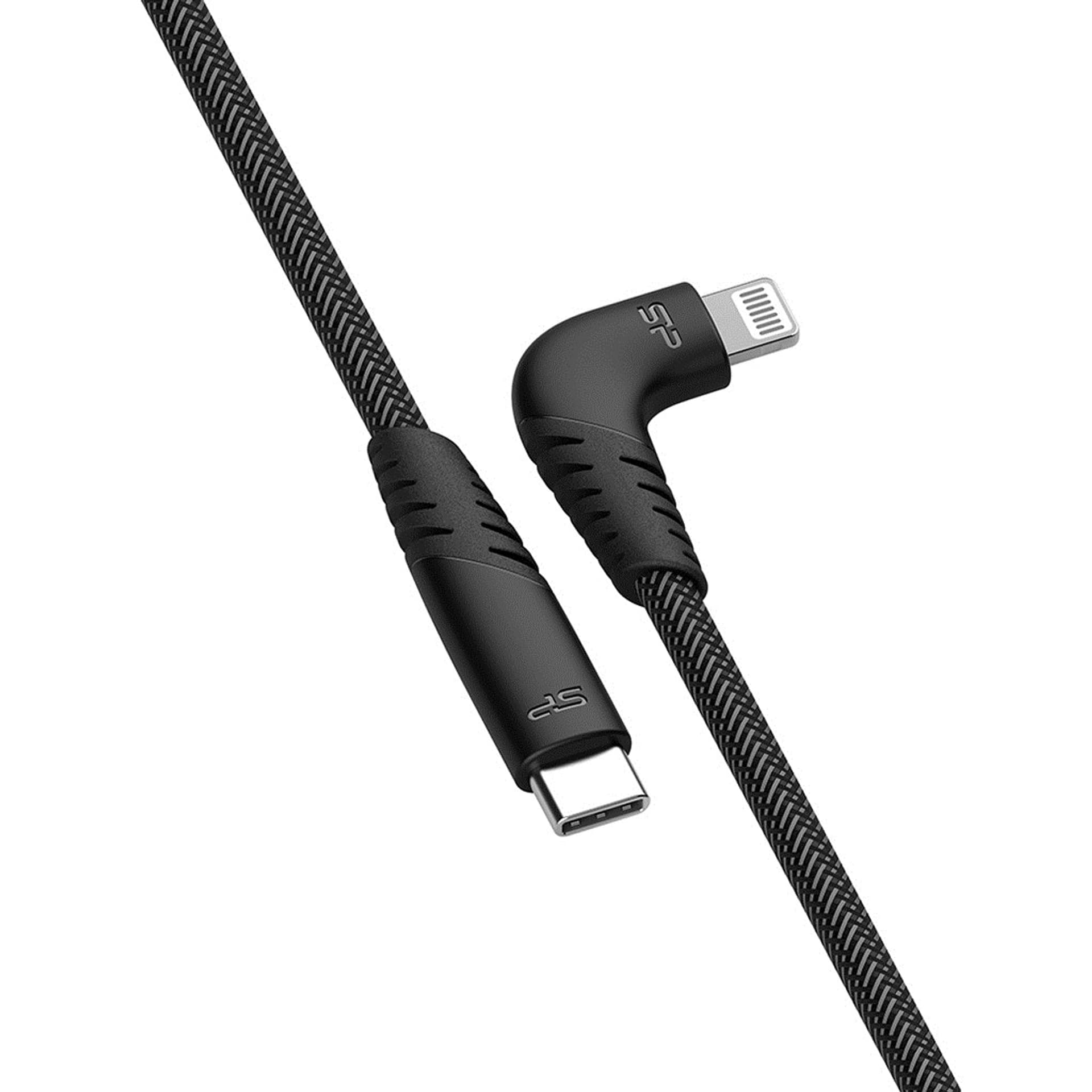 

Kabel USB-C - Lightning Silicon Power LK50CL 1M Mfi Nylon oplot Grey